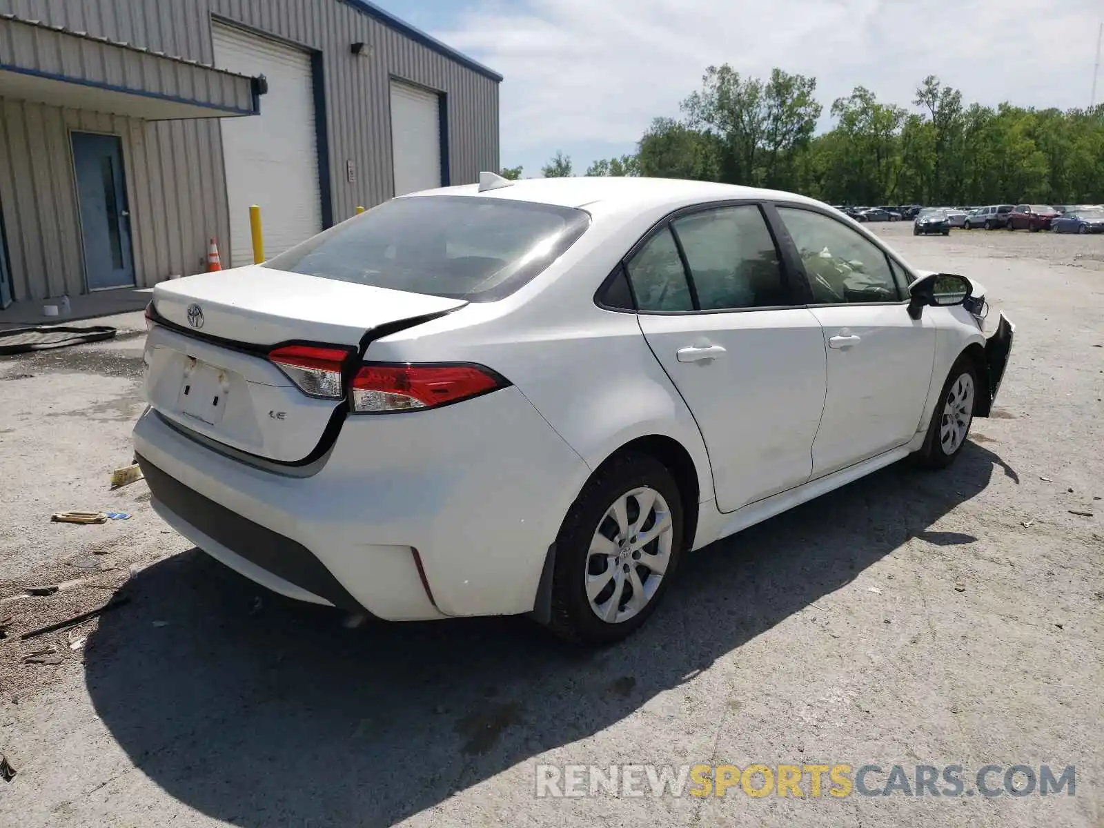 4 Photograph of a damaged car JTDEPMAE8MJ143989 TOYOTA COROLLA 2021