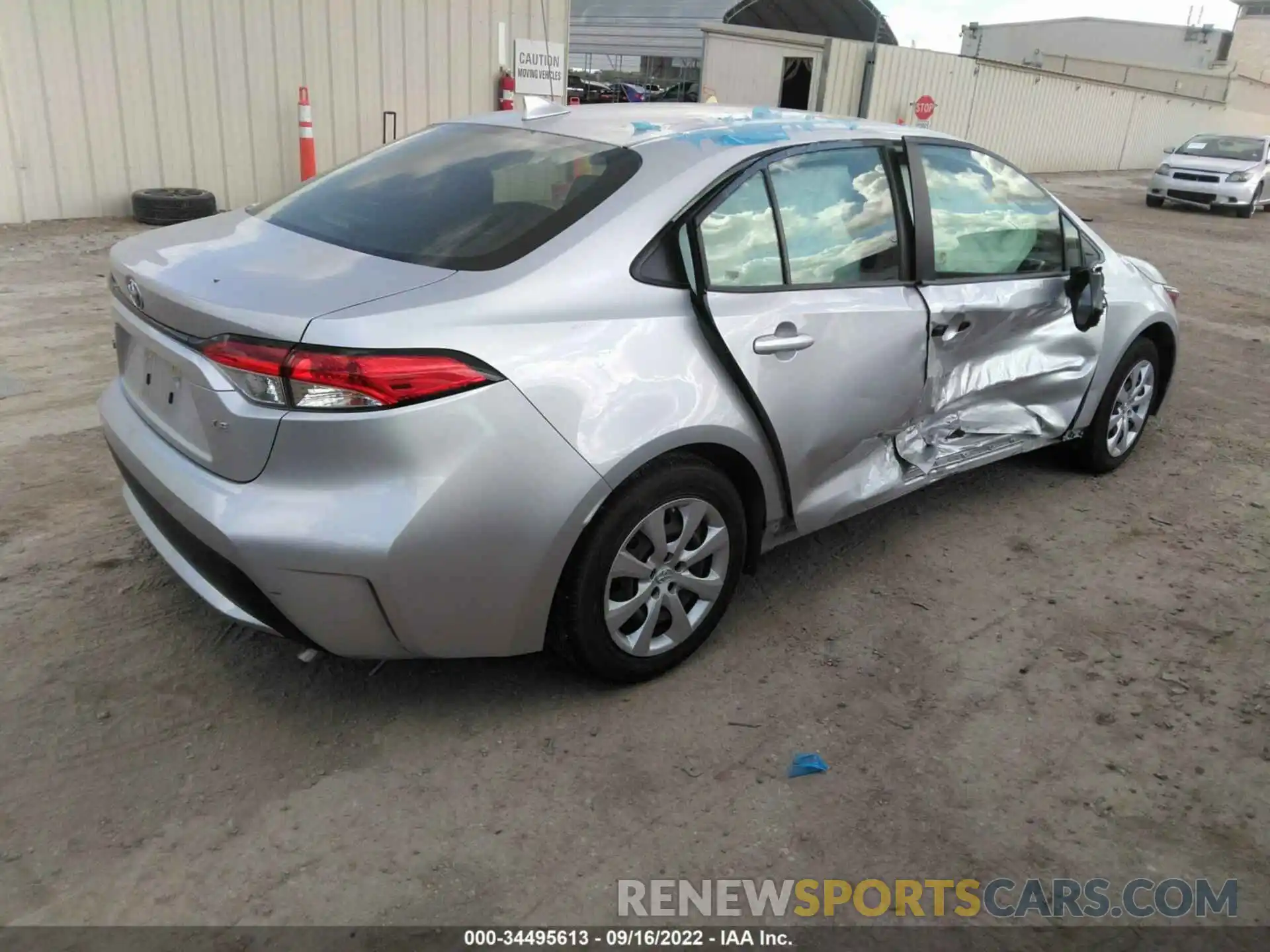 4 Photograph of a damaged car JTDEPMAE8MJ144253 TOYOTA COROLLA 2021