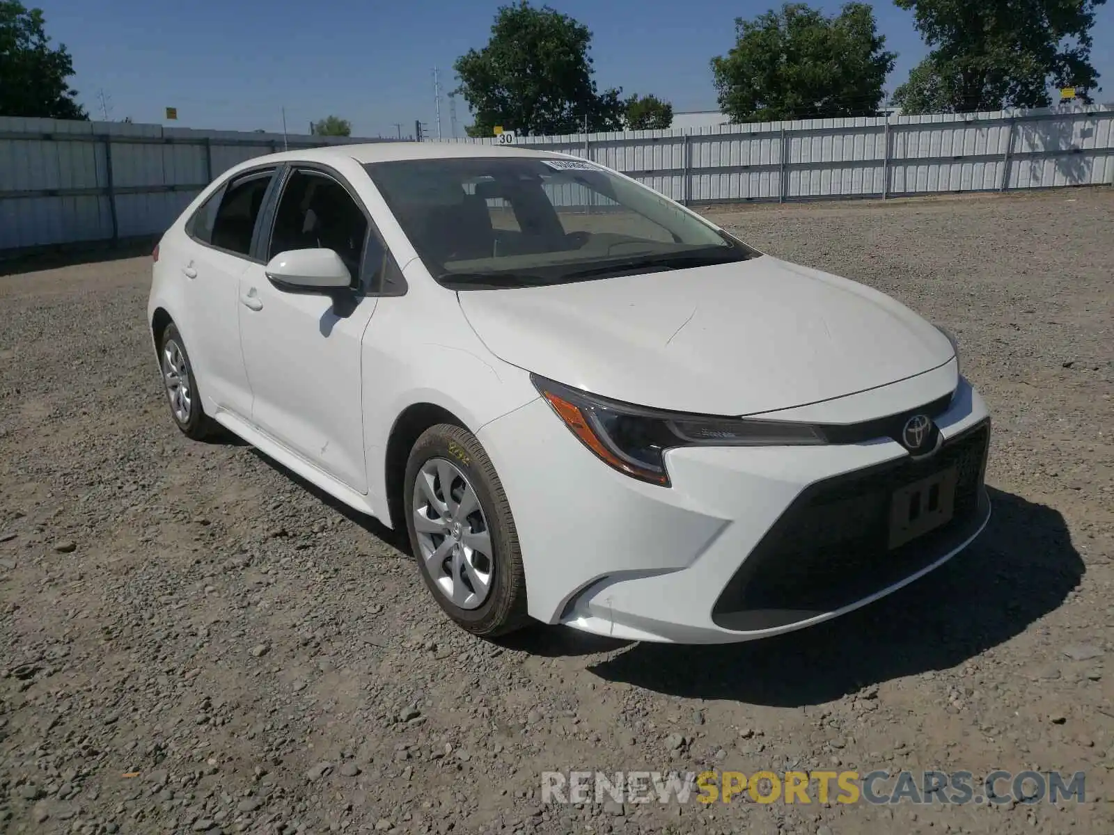 1 Photograph of a damaged car JTDEPMAE8MJ144320 TOYOTA COROLLA 2021