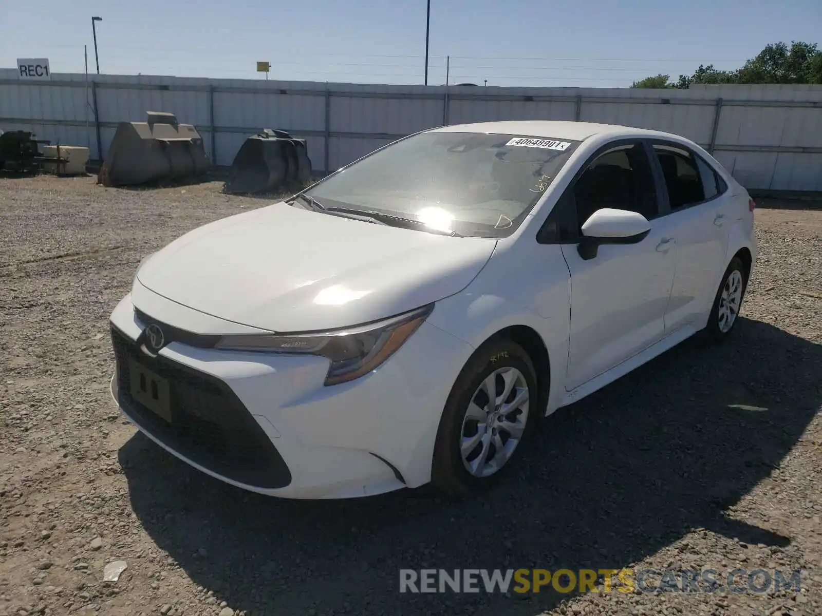 2 Photograph of a damaged car JTDEPMAE8MJ144320 TOYOTA COROLLA 2021