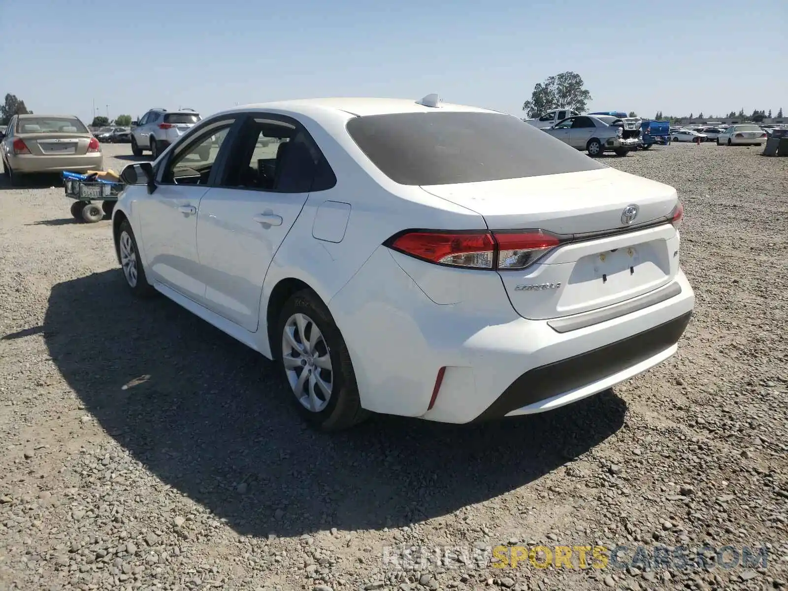 3 Photograph of a damaged car JTDEPMAE8MJ144320 TOYOTA COROLLA 2021