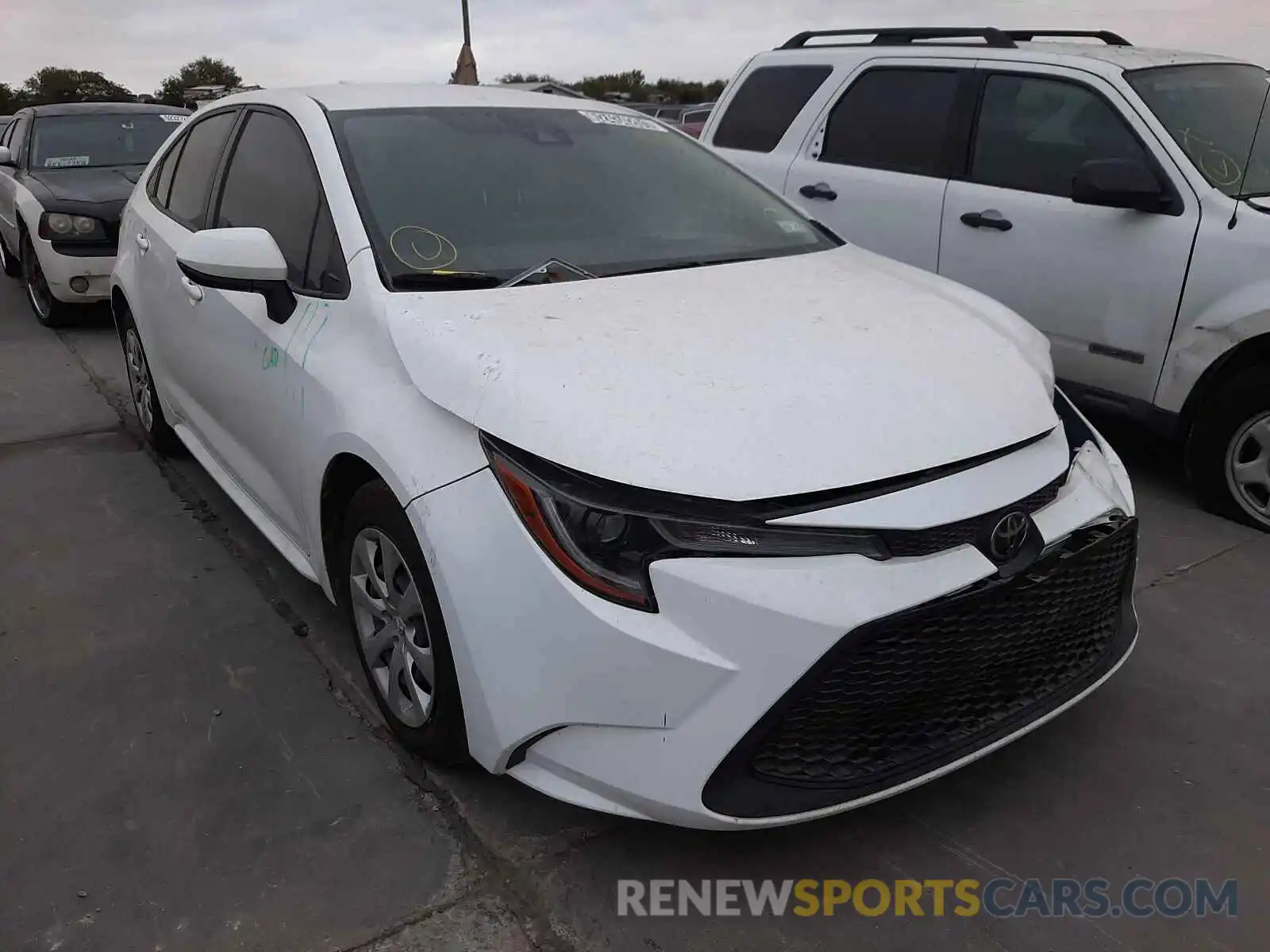 1 Photograph of a damaged car JTDEPMAE8MJ144351 TOYOTA COROLLA 2021