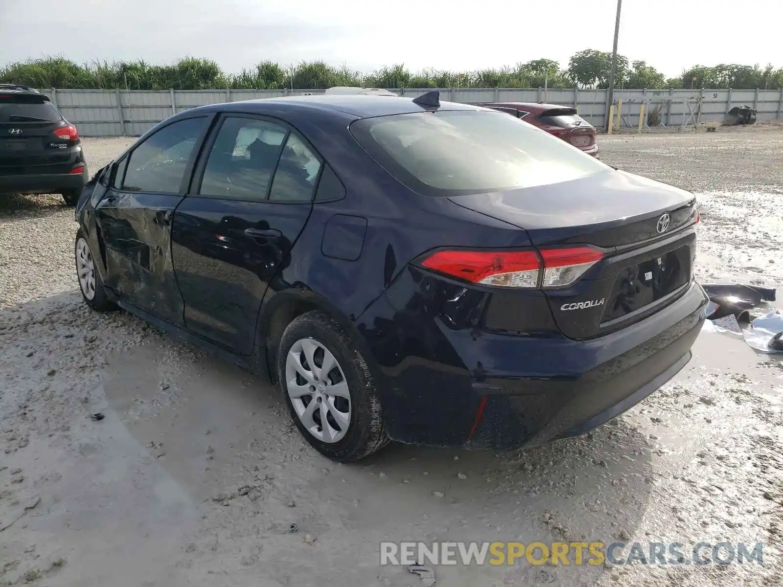 3 Photograph of a damaged car JTDEPMAE8MJ145404 TOYOTA COROLLA 2021