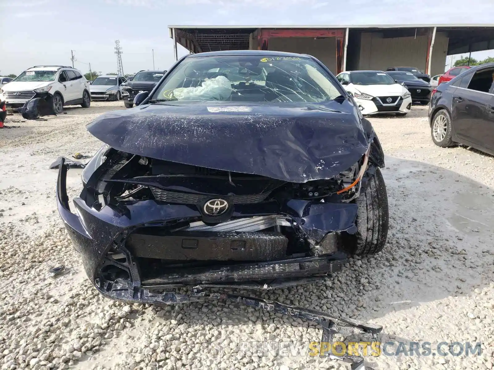 9 Photograph of a damaged car JTDEPMAE8MJ145404 TOYOTA COROLLA 2021