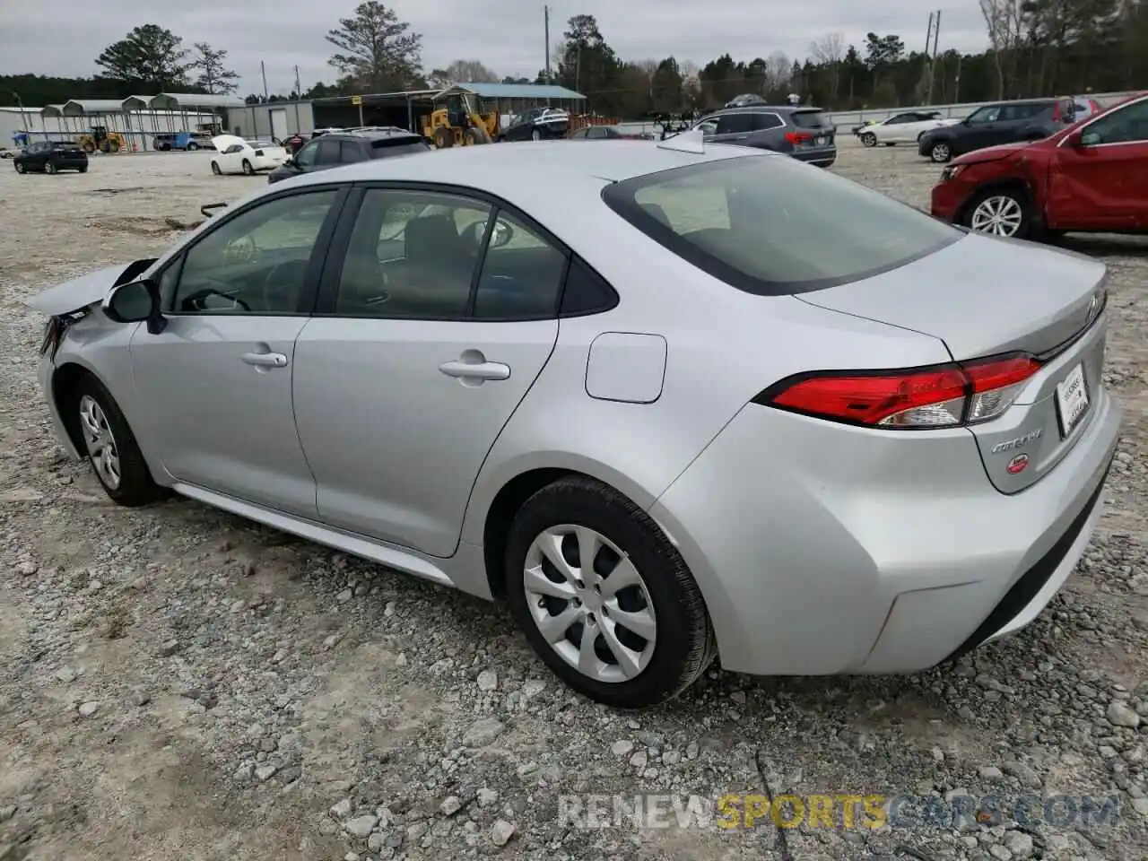 3 Photograph of a damaged car JTDEPMAE8MJ145466 TOYOTA COROLLA 2021