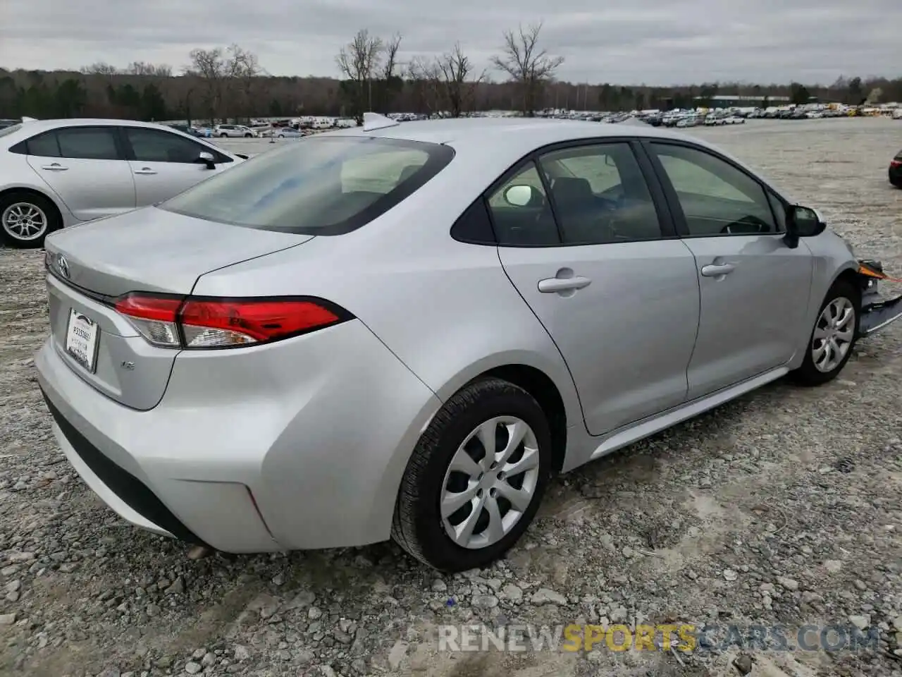 4 Photograph of a damaged car JTDEPMAE8MJ145466 TOYOTA COROLLA 2021