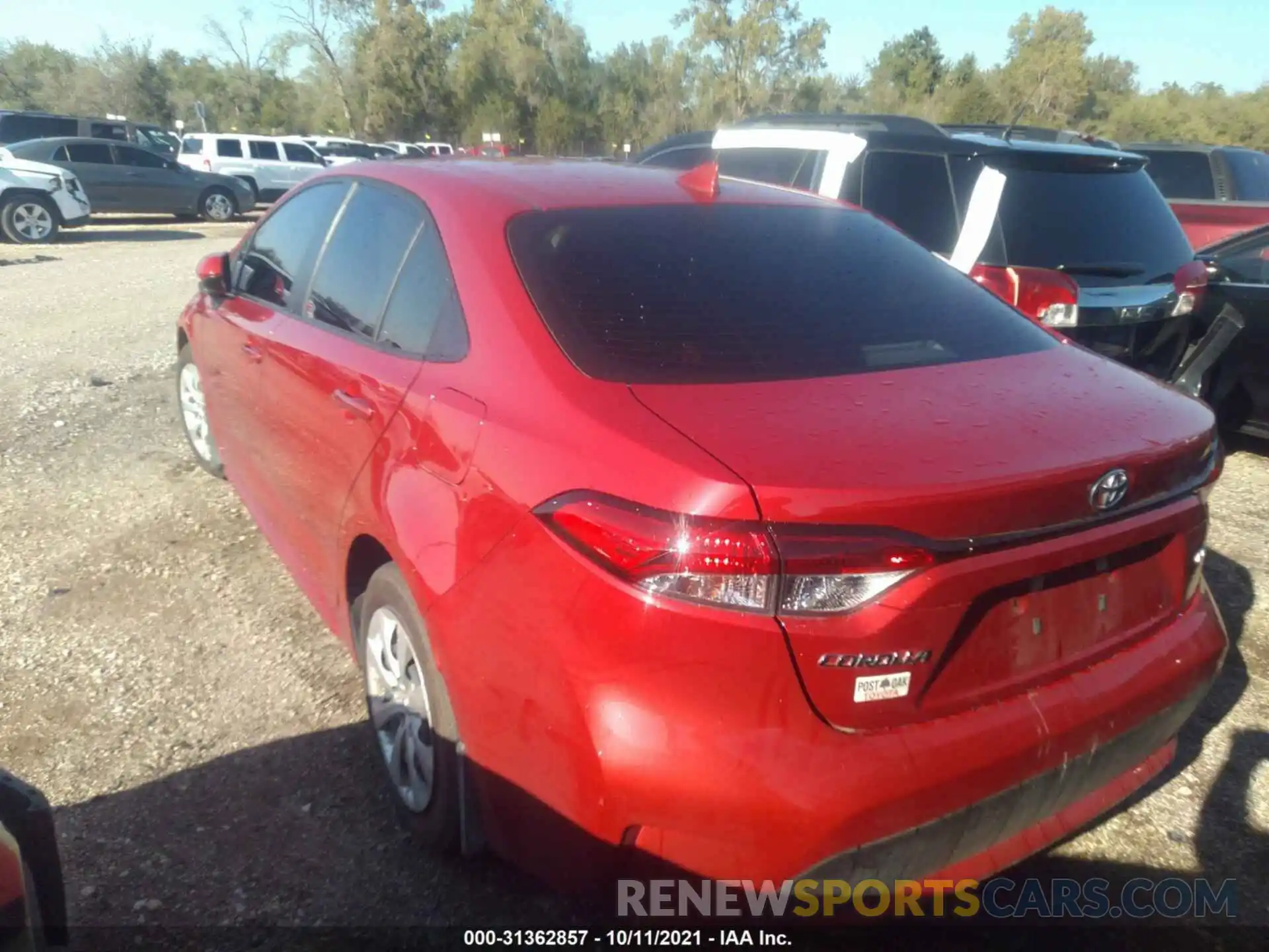 3 Photograph of a damaged car JTDEPMAE8MJ146052 TOYOTA COROLLA 2021