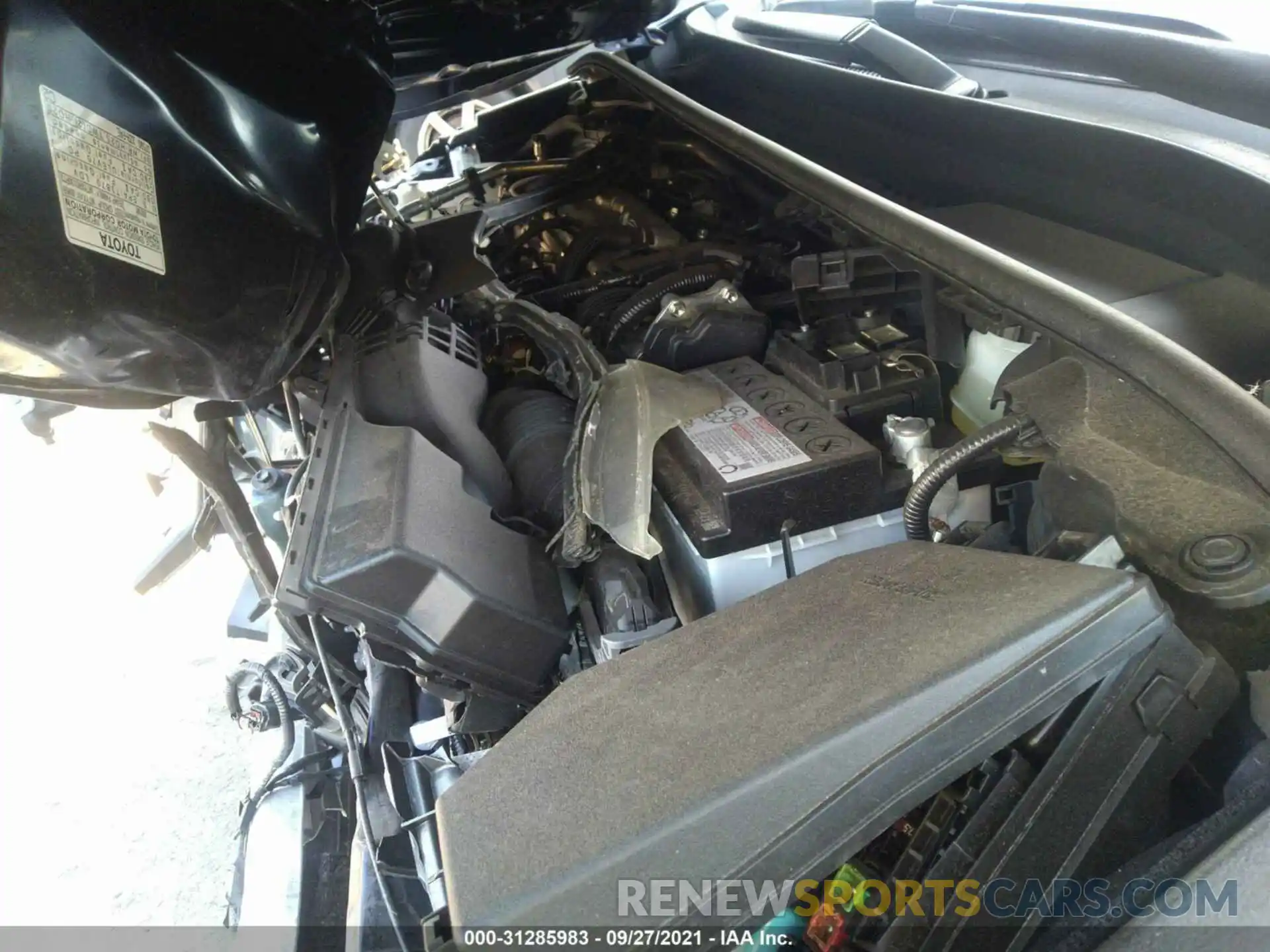 10 Photograph of a damaged car JTDEPMAE8MJ146066 TOYOTA COROLLA 2021