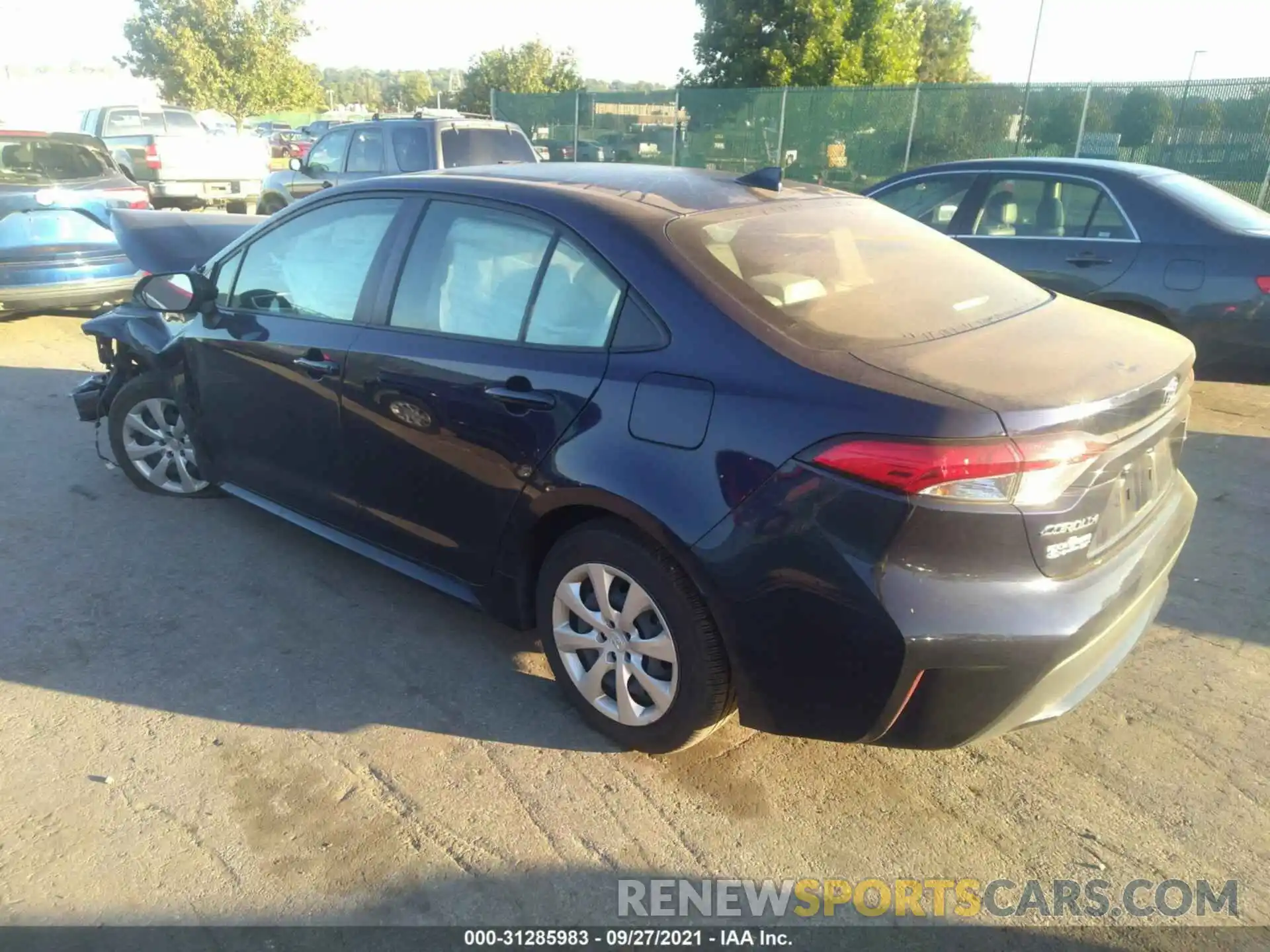 3 Photograph of a damaged car JTDEPMAE8MJ146066 TOYOTA COROLLA 2021