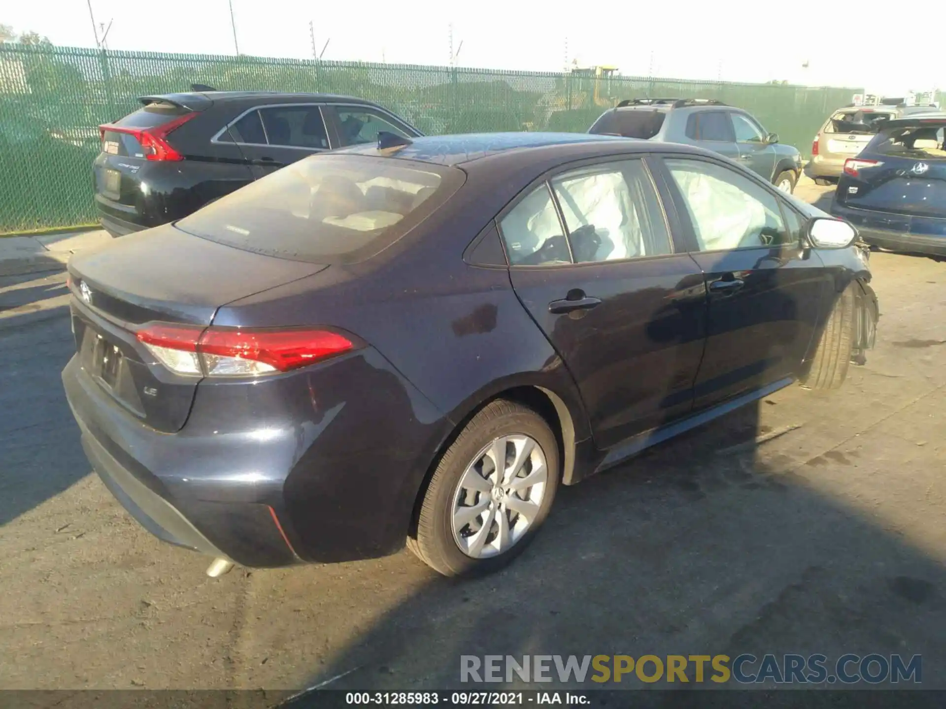 4 Photograph of a damaged car JTDEPMAE8MJ146066 TOYOTA COROLLA 2021