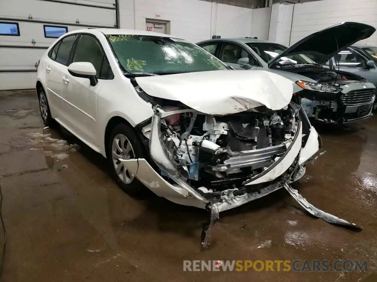 1 Photograph of a damaged car JTDEPMAE8MJ146195 TOYOTA COROLLA 2021