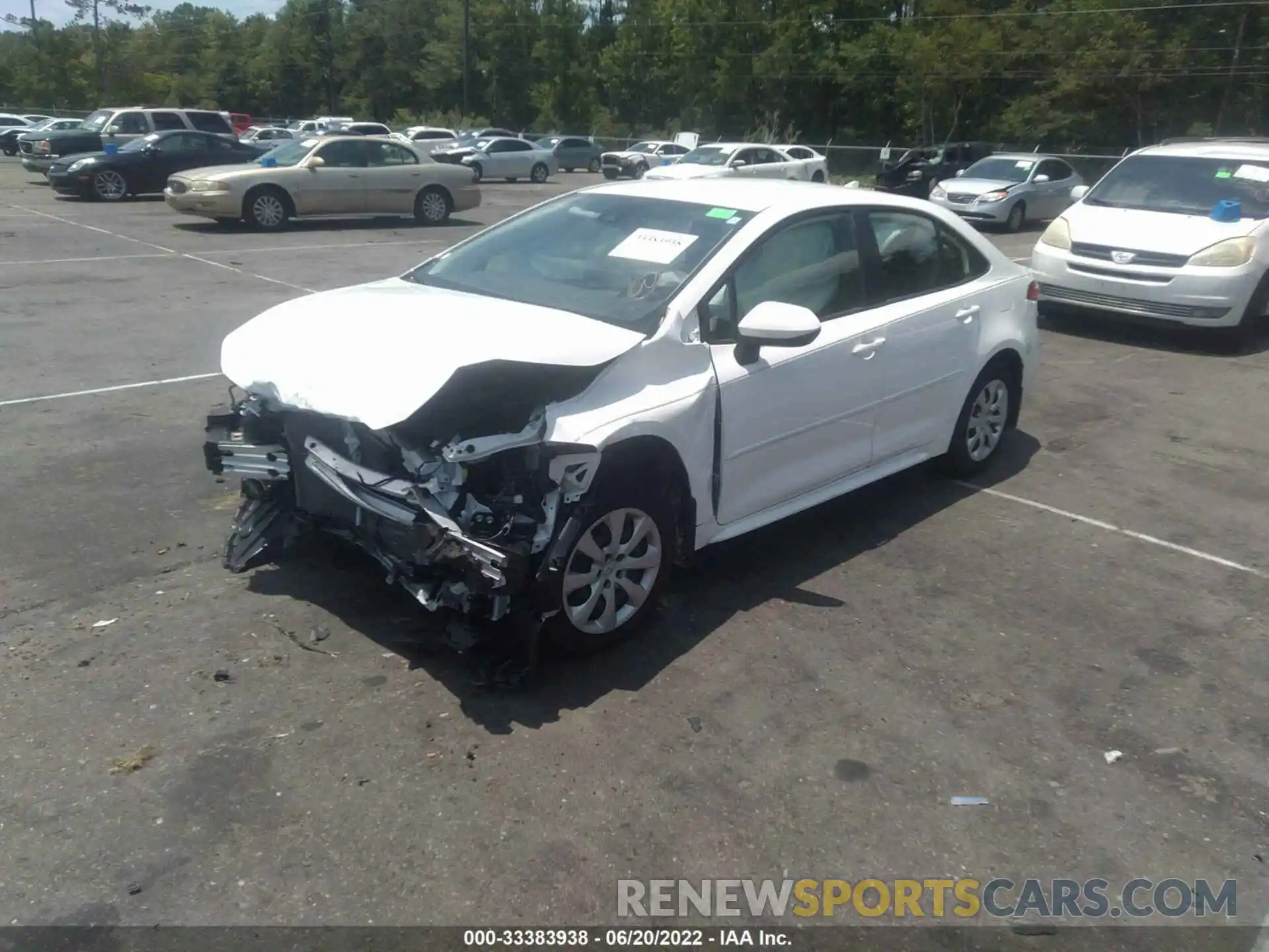 2 Photograph of a damaged car JTDEPMAE8MJ146469 TOYOTA COROLLA 2021