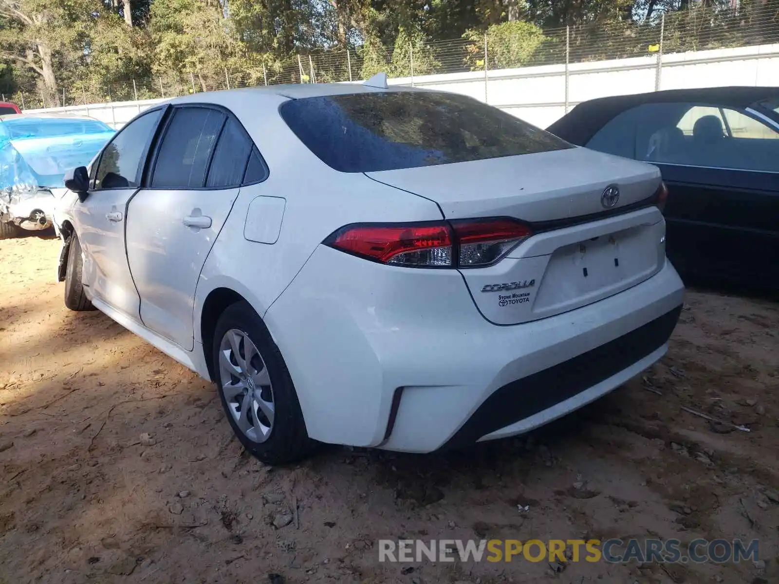 3 Photograph of a damaged car JTDEPMAE8MJ148237 TOYOTA COROLLA 2021