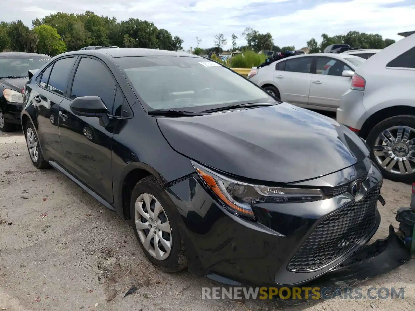 1 Photograph of a damaged car JTDEPMAE8MJ149355 TOYOTA COROLLA 2021