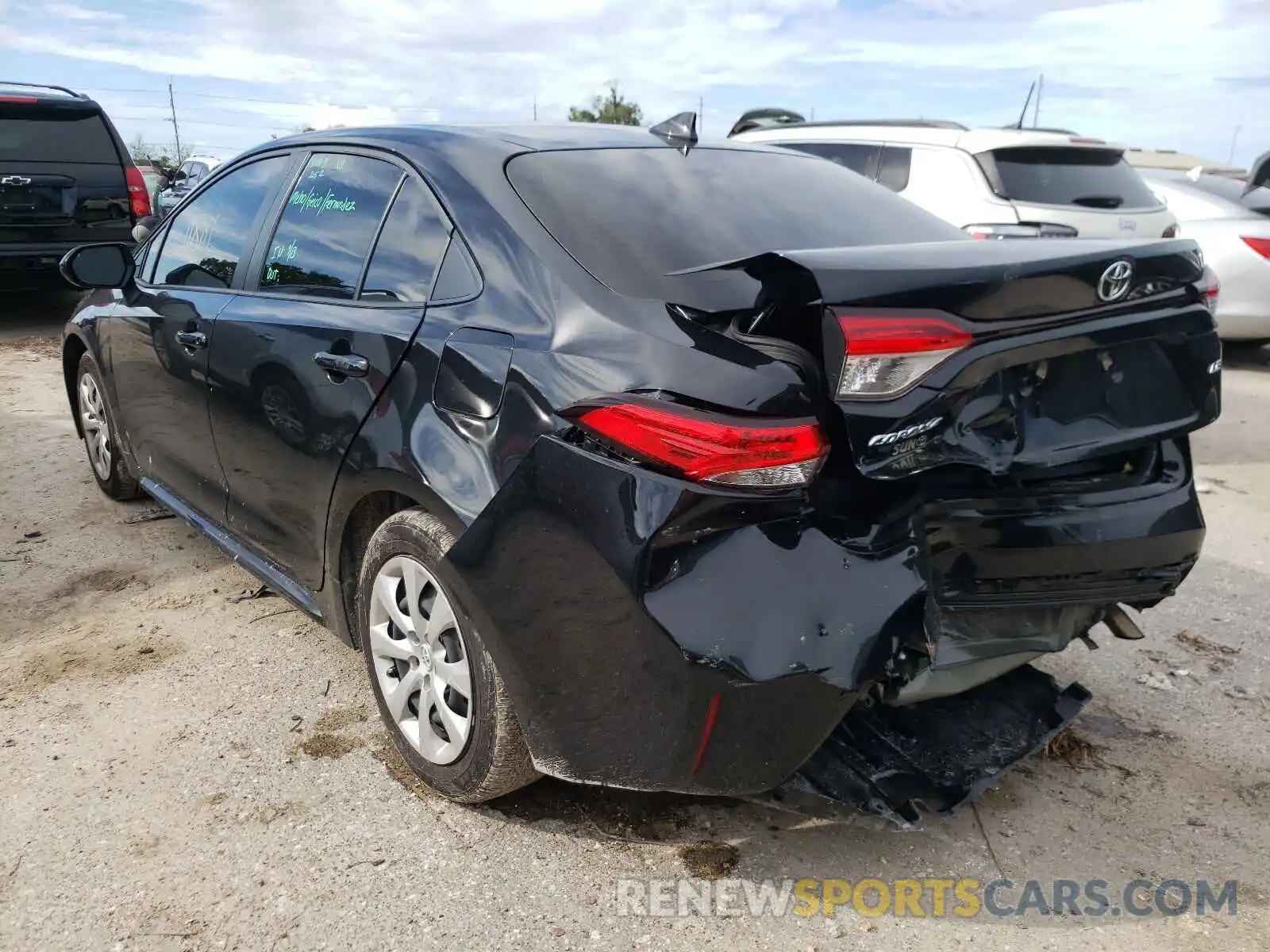 3 Photograph of a damaged car JTDEPMAE8MJ149355 TOYOTA COROLLA 2021