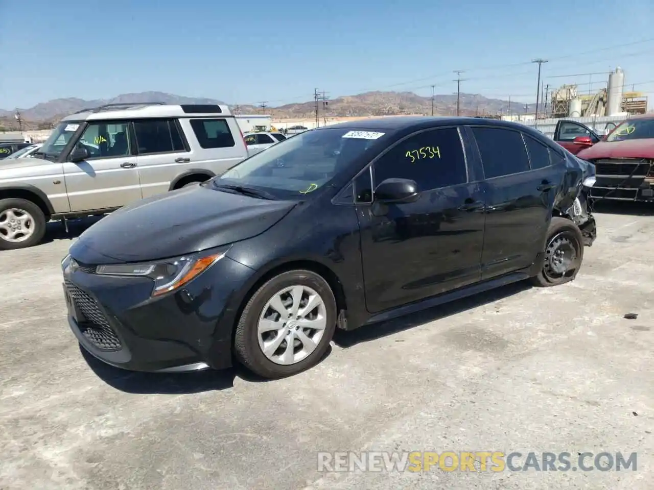 2 Photograph of a damaged car JTDEPMAE8MJ149873 TOYOTA COROLLA 2021