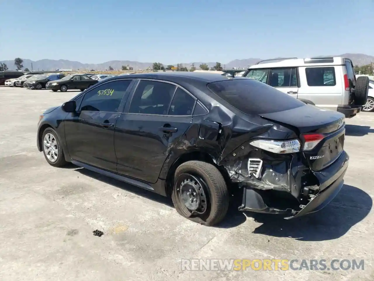 3 Photograph of a damaged car JTDEPMAE8MJ149873 TOYOTA COROLLA 2021