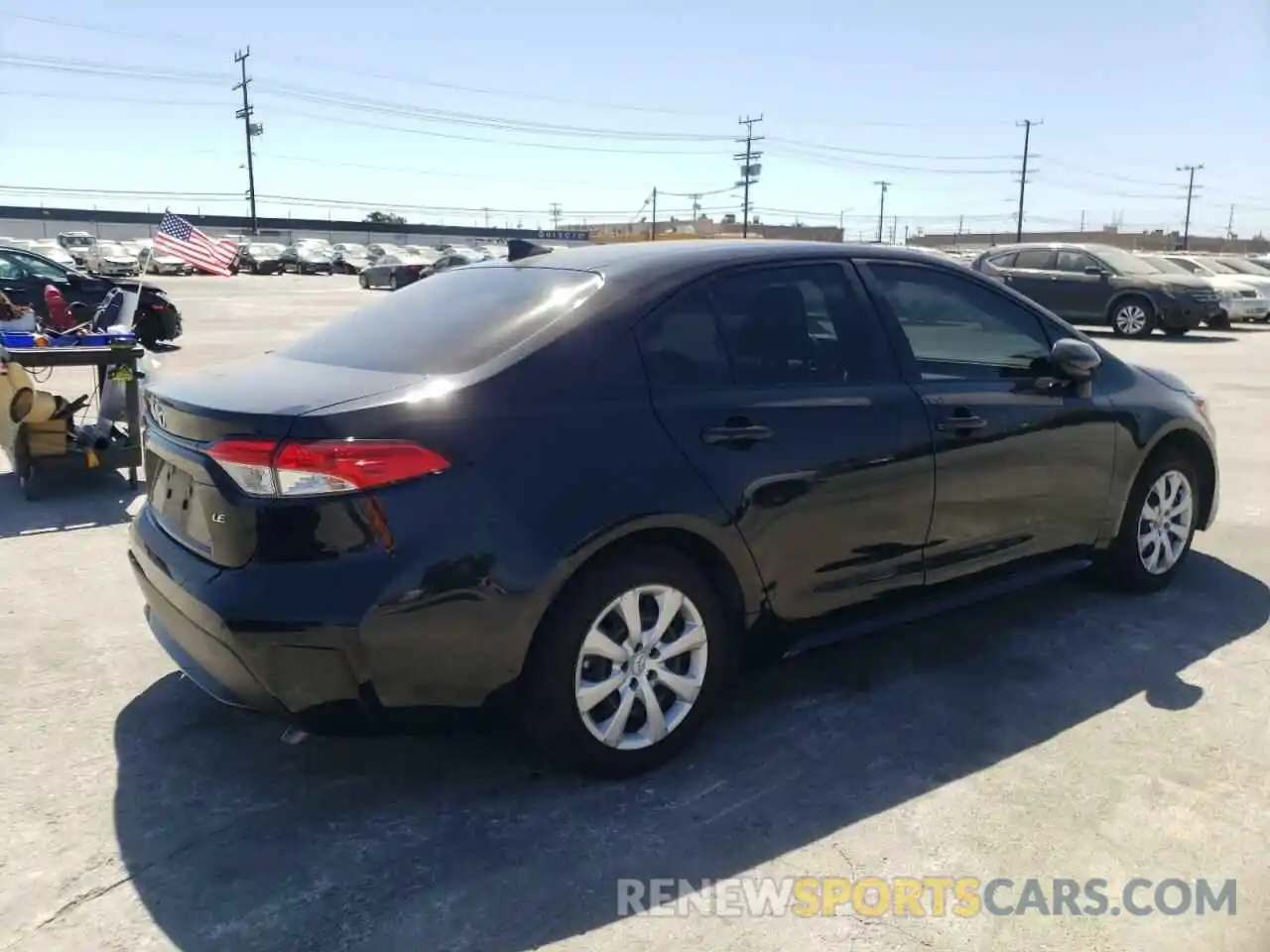 4 Photograph of a damaged car JTDEPMAE8MJ149873 TOYOTA COROLLA 2021