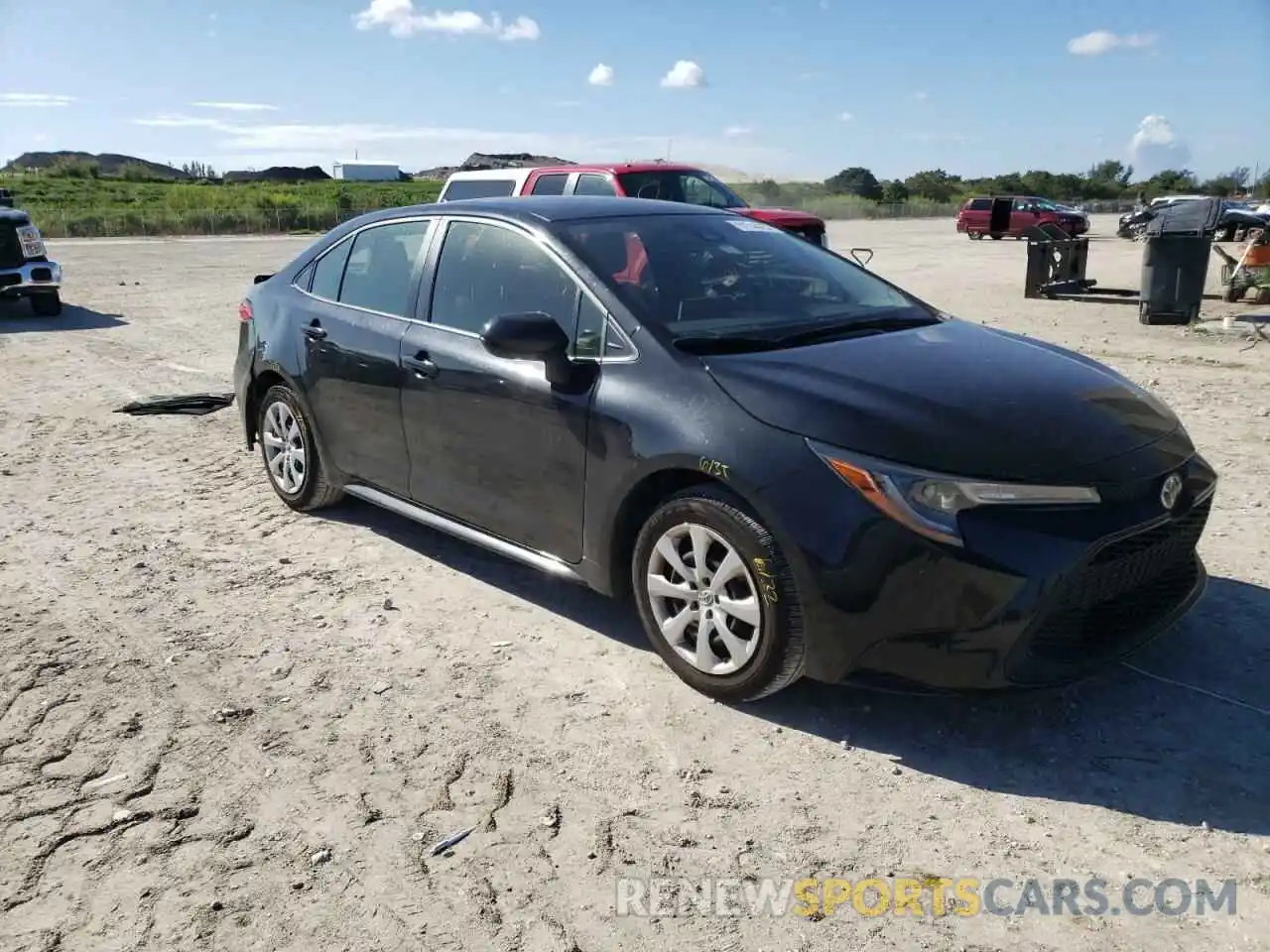 1 Photograph of a damaged car JTDEPMAE8MJ149887 TOYOTA COROLLA 2021