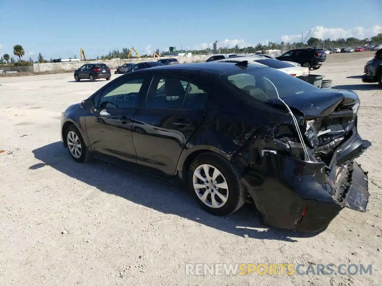 3 Photograph of a damaged car JTDEPMAE8MJ149887 TOYOTA COROLLA 2021