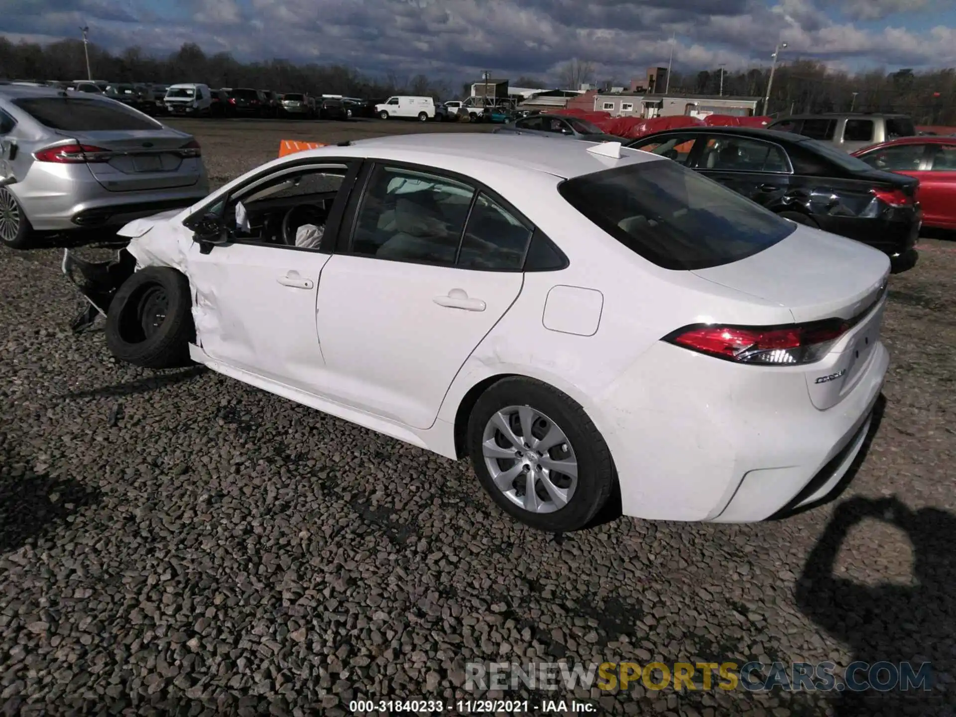 3 Photograph of a damaged car JTDEPMAE8MJ150537 TOYOTA COROLLA 2021