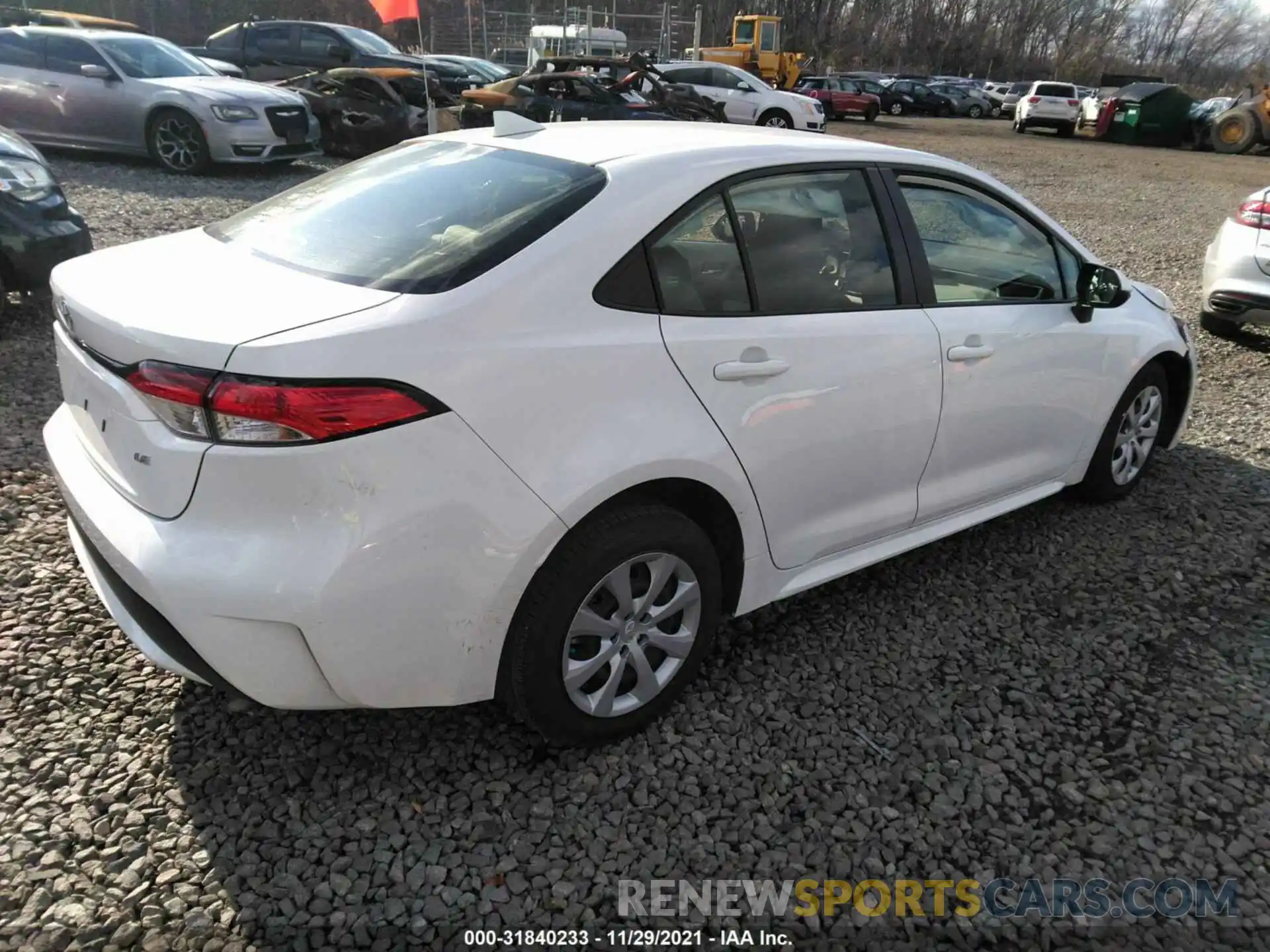 4 Photograph of a damaged car JTDEPMAE8MJ150537 TOYOTA COROLLA 2021