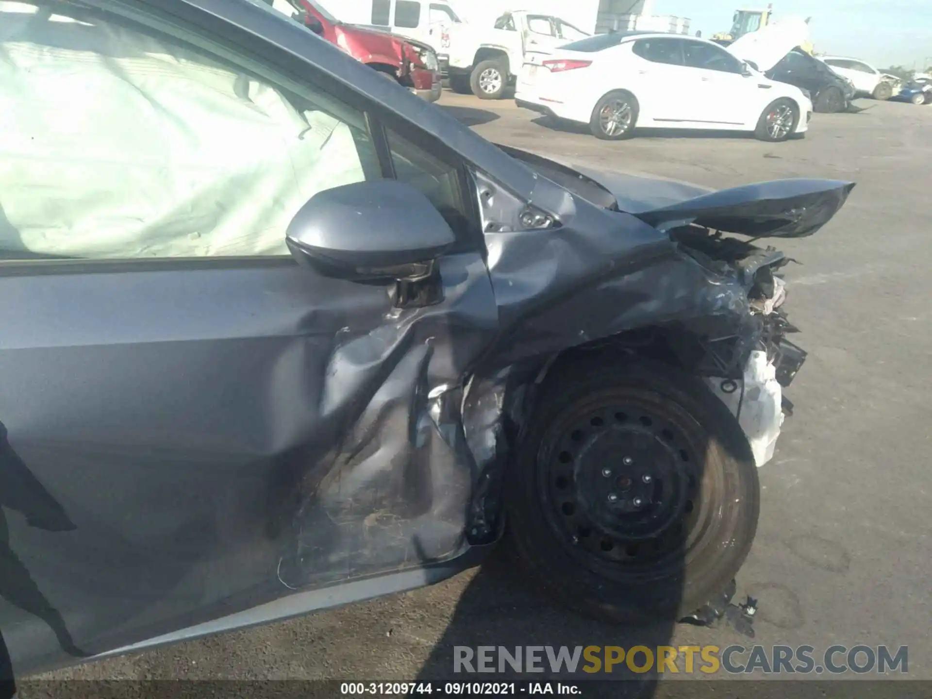 6 Photograph of a damaged car JTDEPMAE8MJ152448 TOYOTA COROLLA 2021