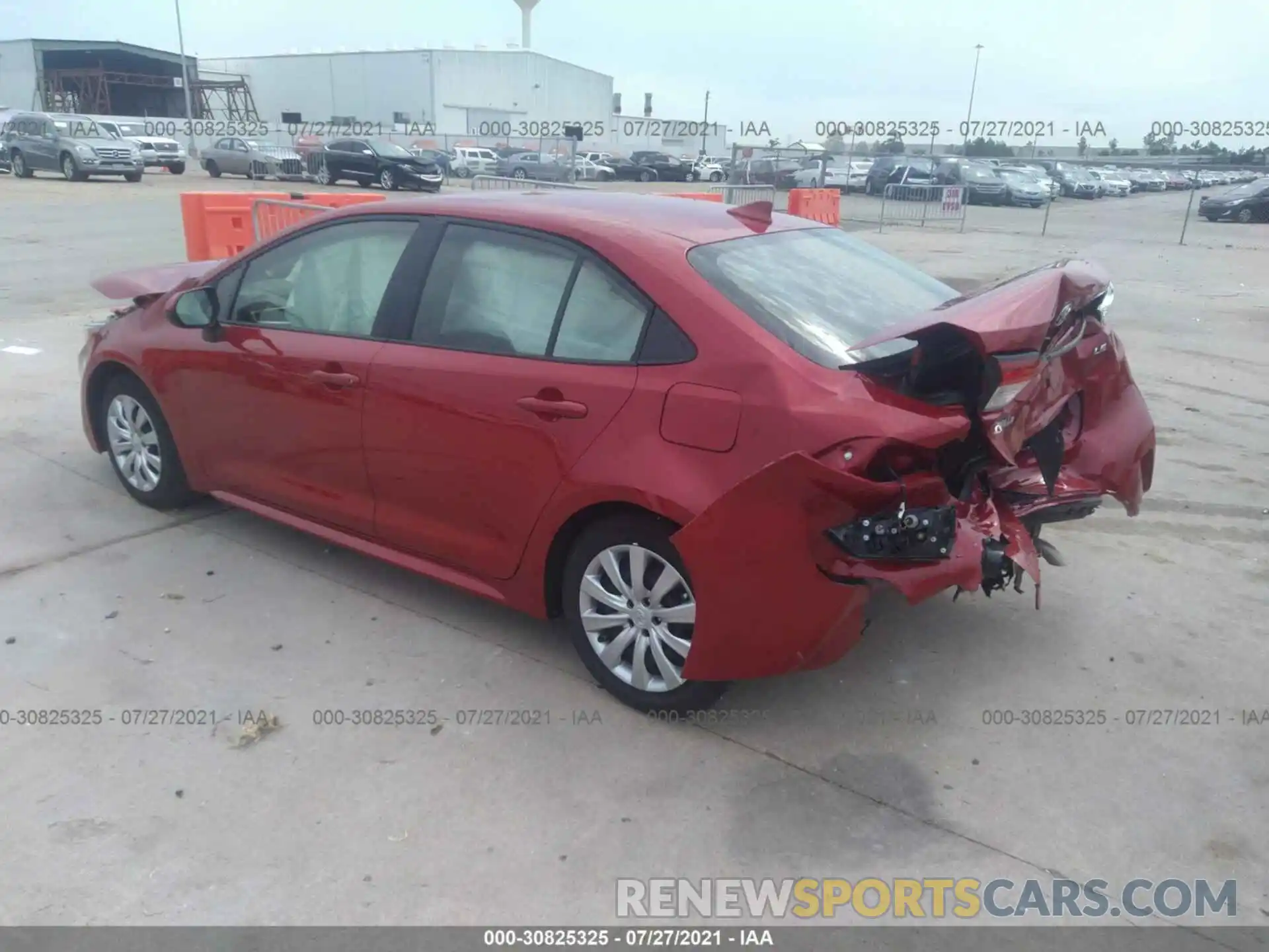 3 Photograph of a damaged car JTDEPMAE8MJ152465 TOYOTA COROLLA 2021