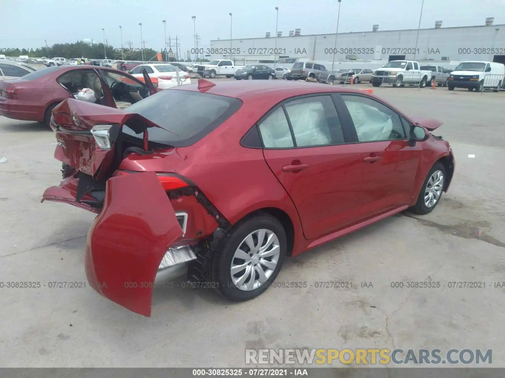 4 Photograph of a damaged car JTDEPMAE8MJ152465 TOYOTA COROLLA 2021