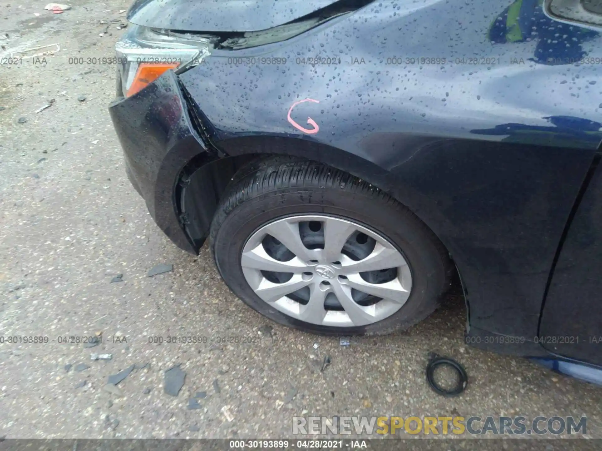 12 Photograph of a damaged car JTDEPMAE8MJ152823 TOYOTA COROLLA 2021