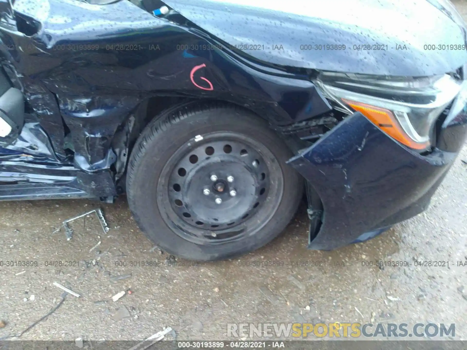 14 Photograph of a damaged car JTDEPMAE8MJ152823 TOYOTA COROLLA 2021