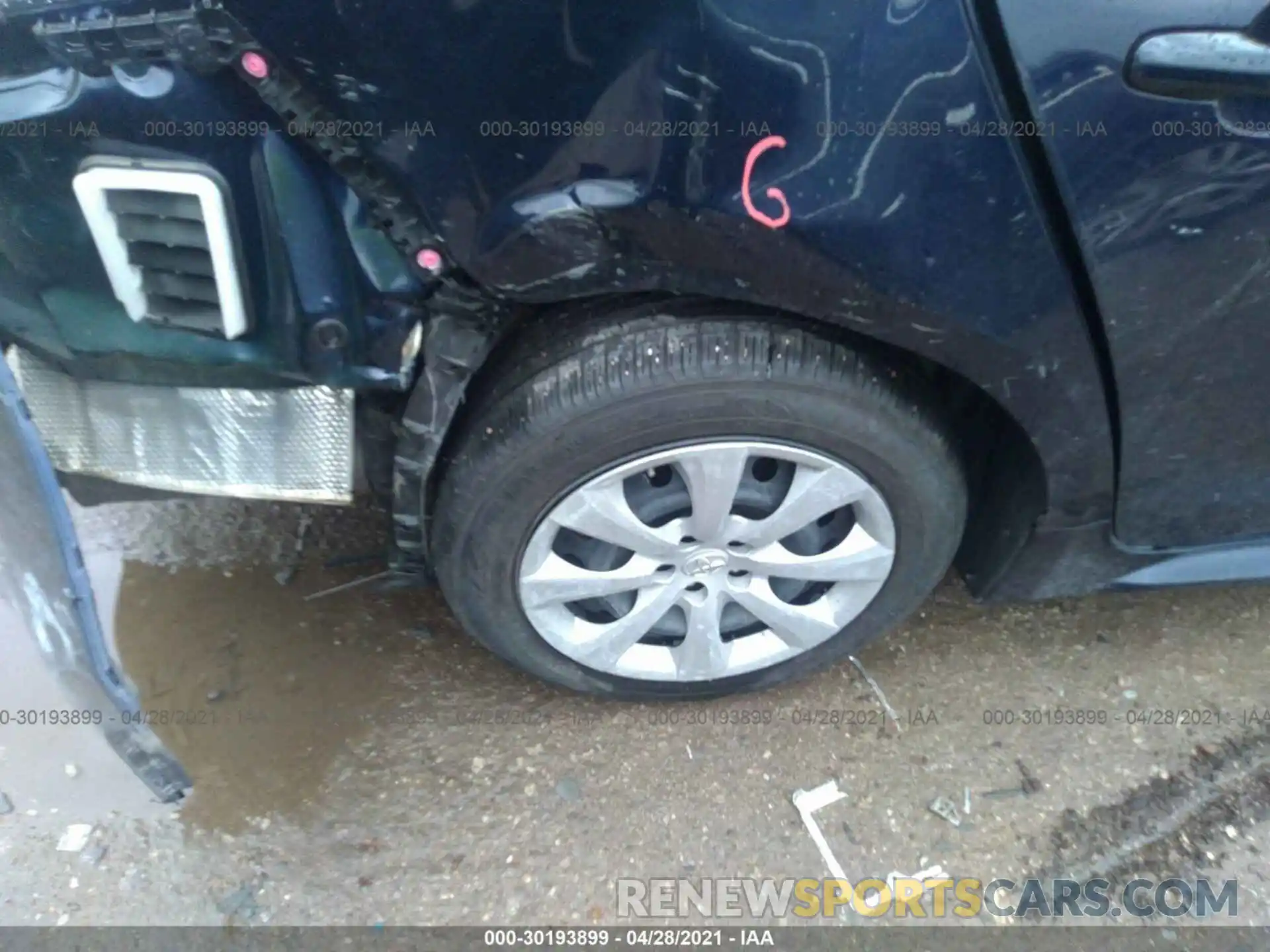 15 Photograph of a damaged car JTDEPMAE8MJ152823 TOYOTA COROLLA 2021