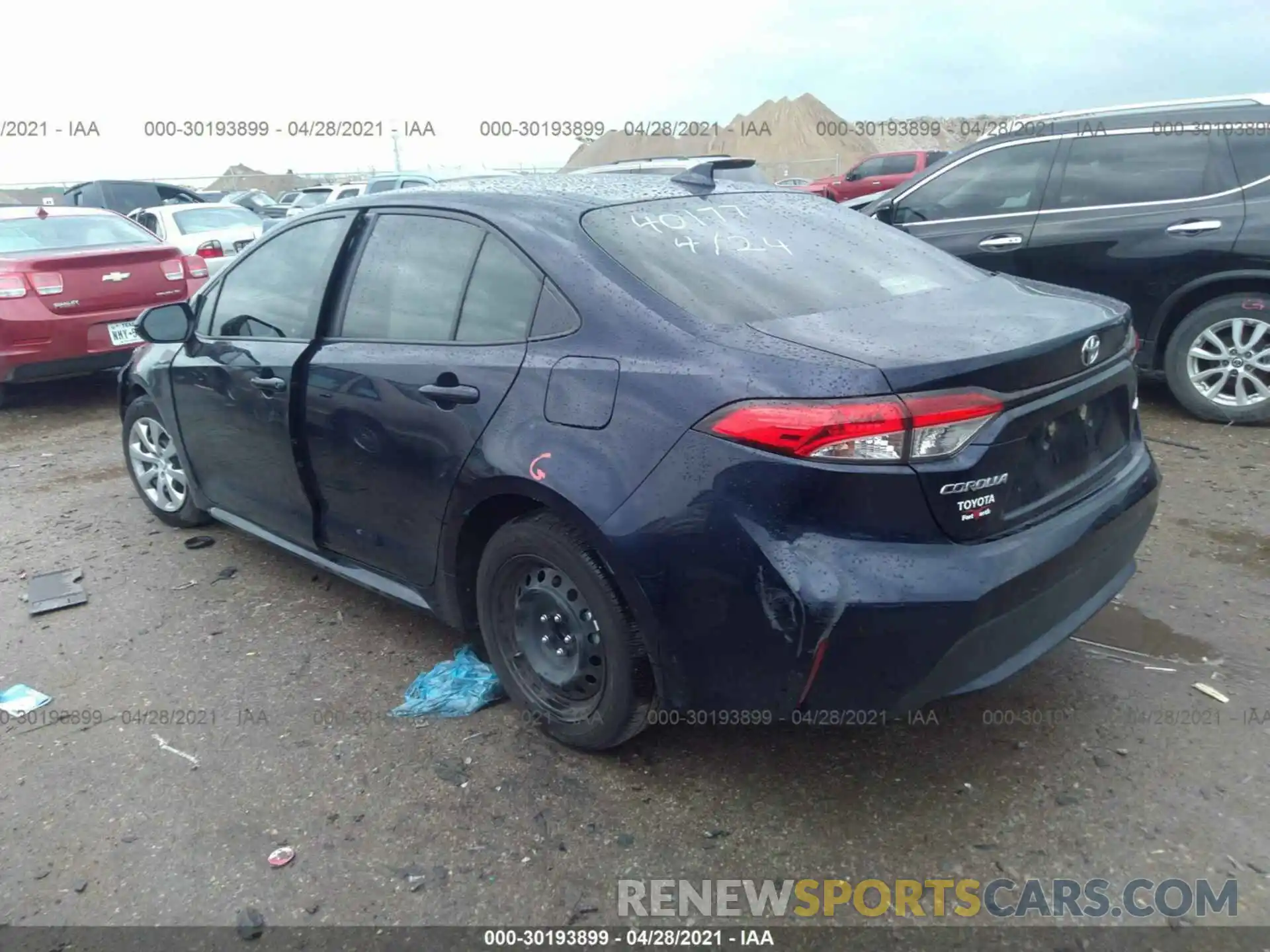 3 Photograph of a damaged car JTDEPMAE8MJ152823 TOYOTA COROLLA 2021