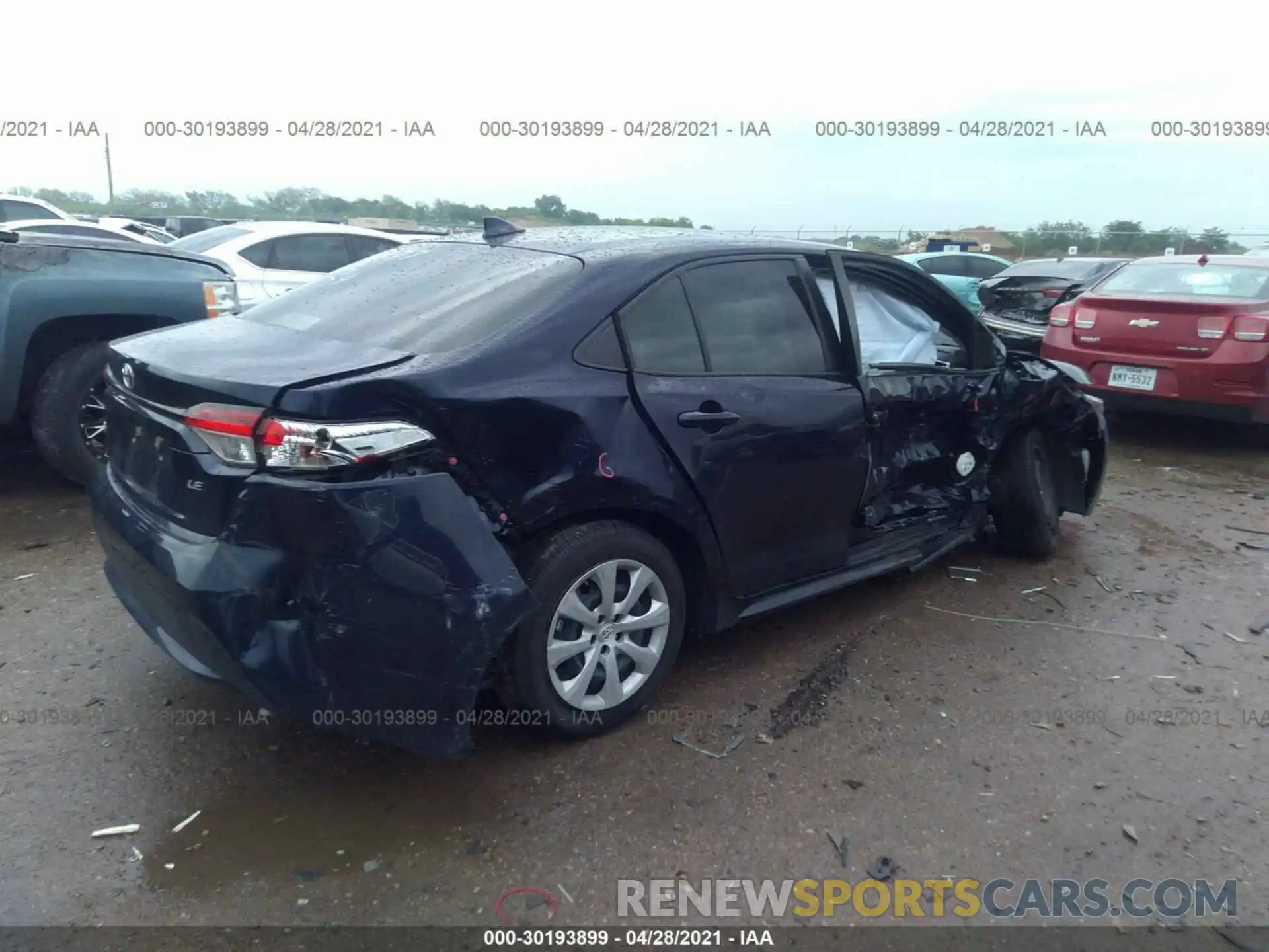 4 Photograph of a damaged car JTDEPMAE8MJ152823 TOYOTA COROLLA 2021