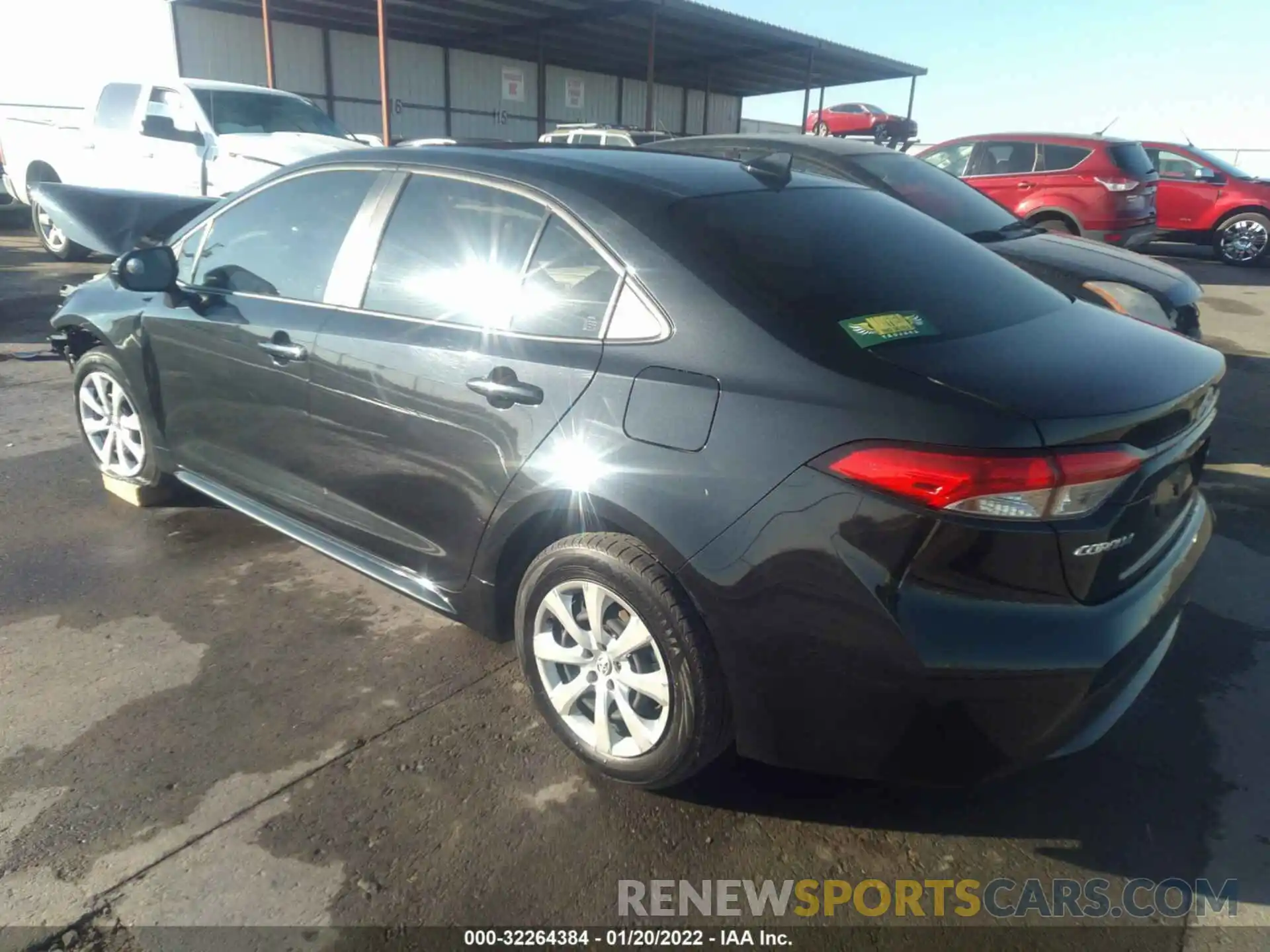 3 Photograph of a damaged car JTDEPMAE8MJ153132 TOYOTA COROLLA 2021