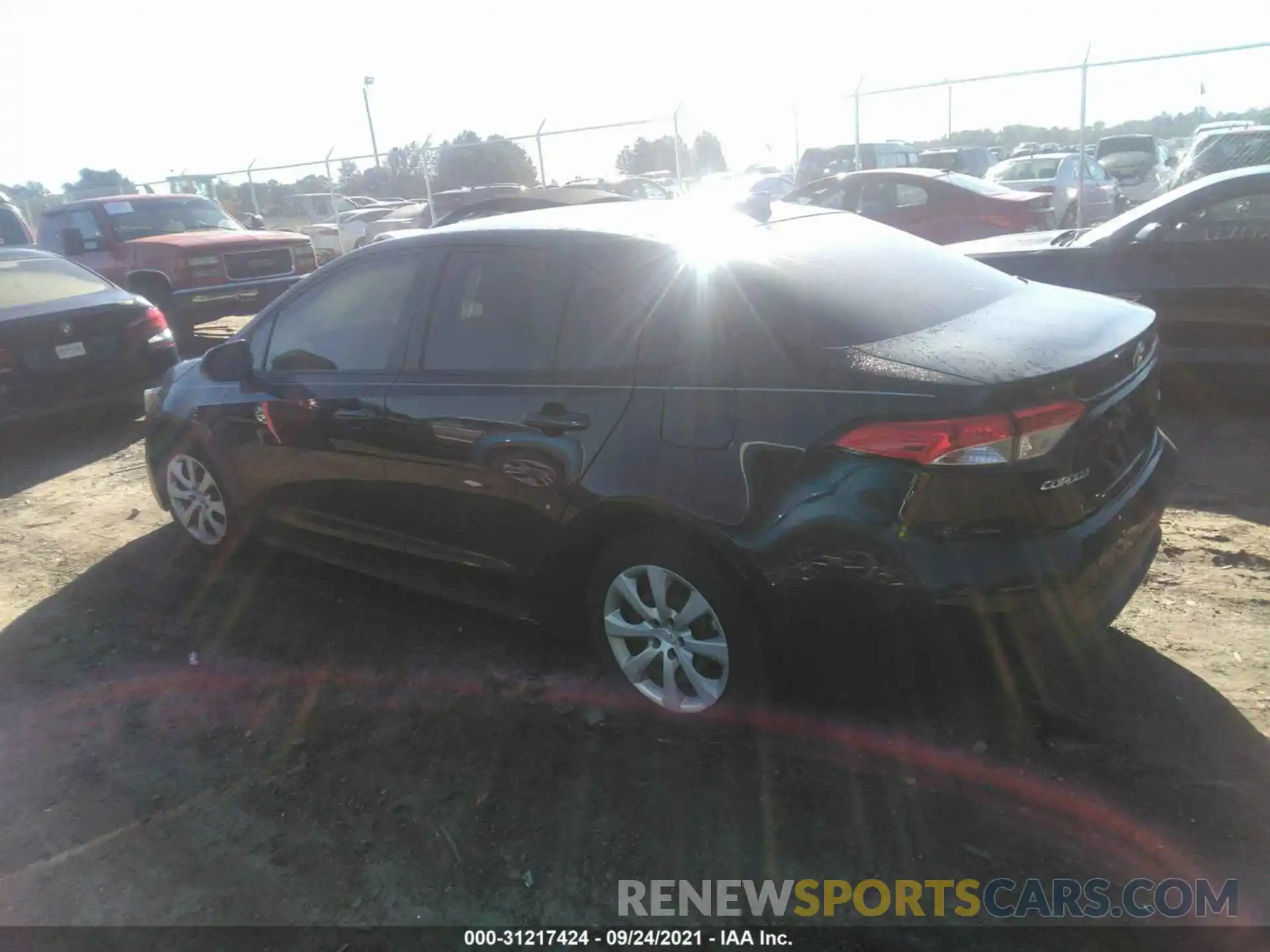 3 Photograph of a damaged car JTDEPMAE8MJ153373 TOYOTA COROLLA 2021