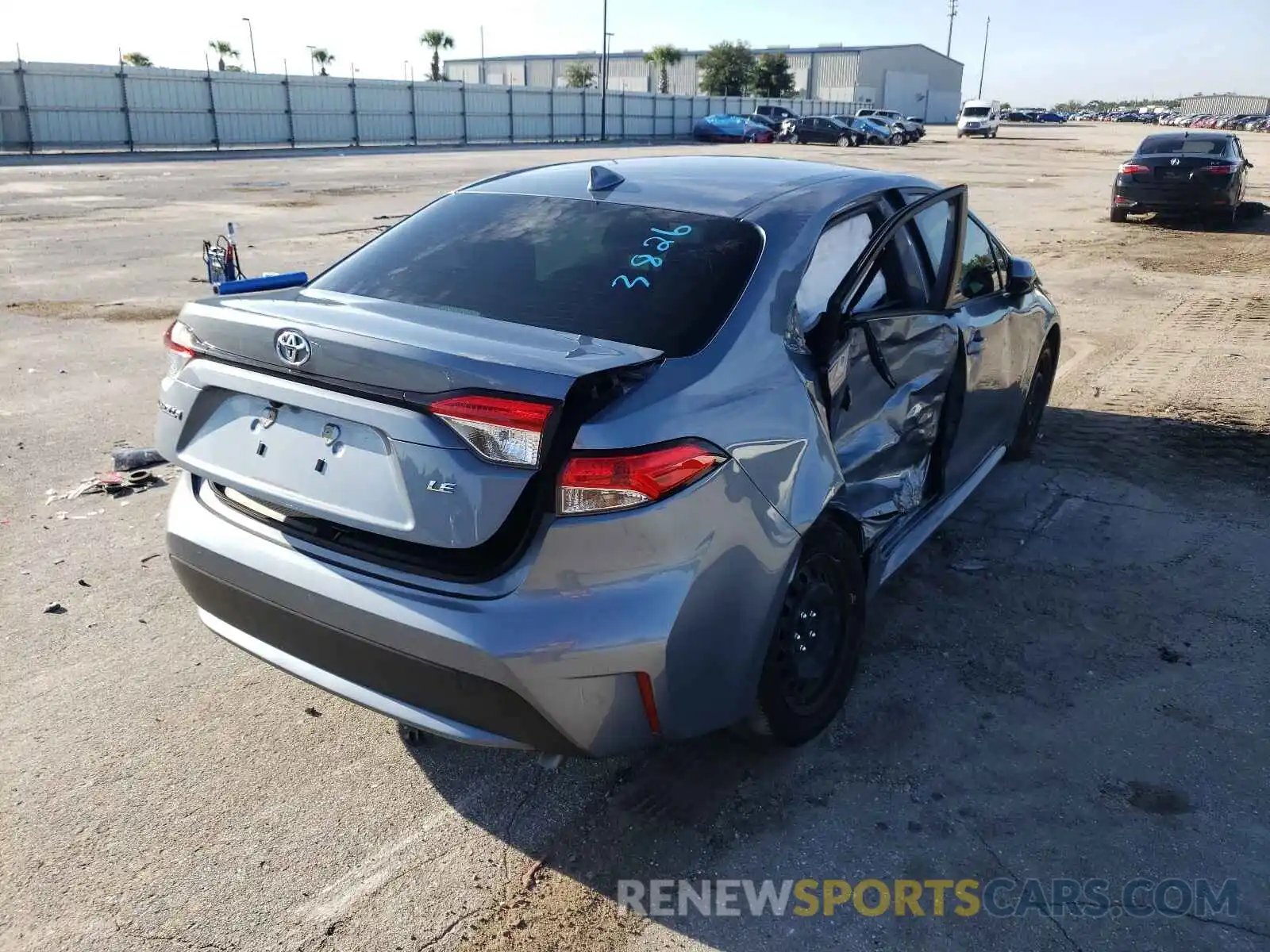 4 Photograph of a damaged car JTDEPMAE8MJ153826 TOYOTA COROLLA 2021