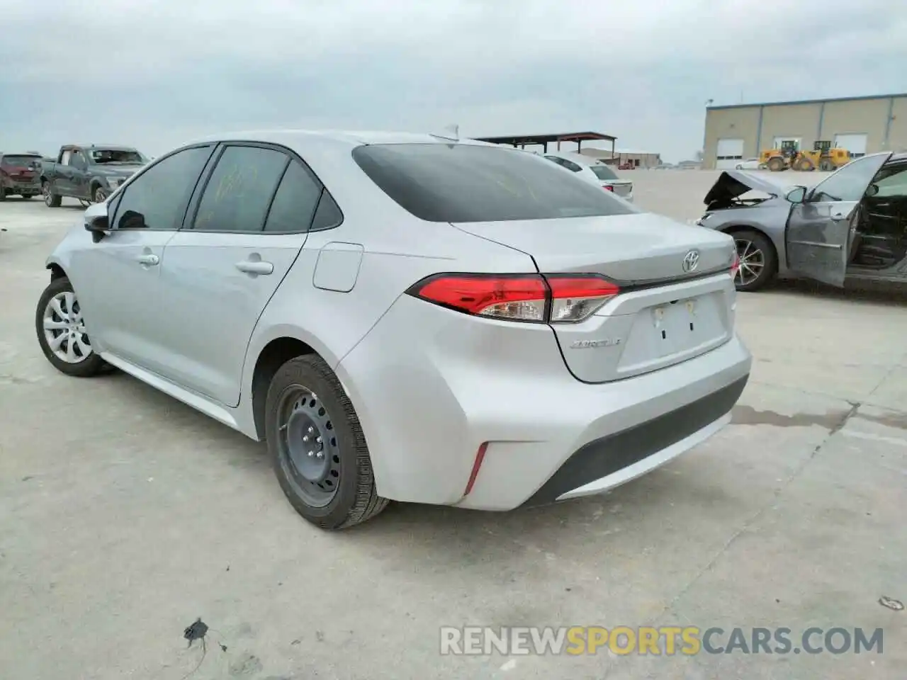 3 Photograph of a damaged car JTDEPMAE8MJ154359 TOYOTA COROLLA 2021