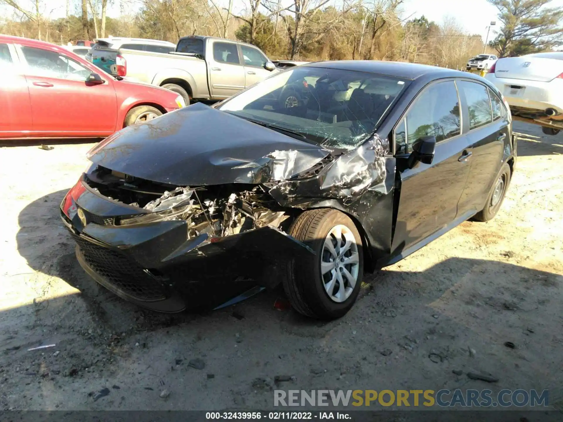 2 Photograph of a damaged car JTDEPMAE8MJ155222 TOYOTA COROLLA 2021