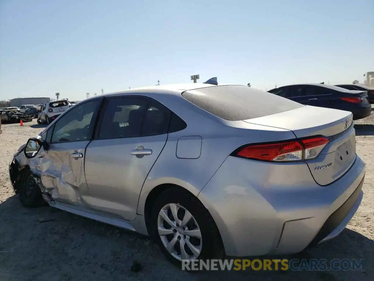 3 Photograph of a damaged car JTDEPMAE8MJ155396 TOYOTA COROLLA 2021