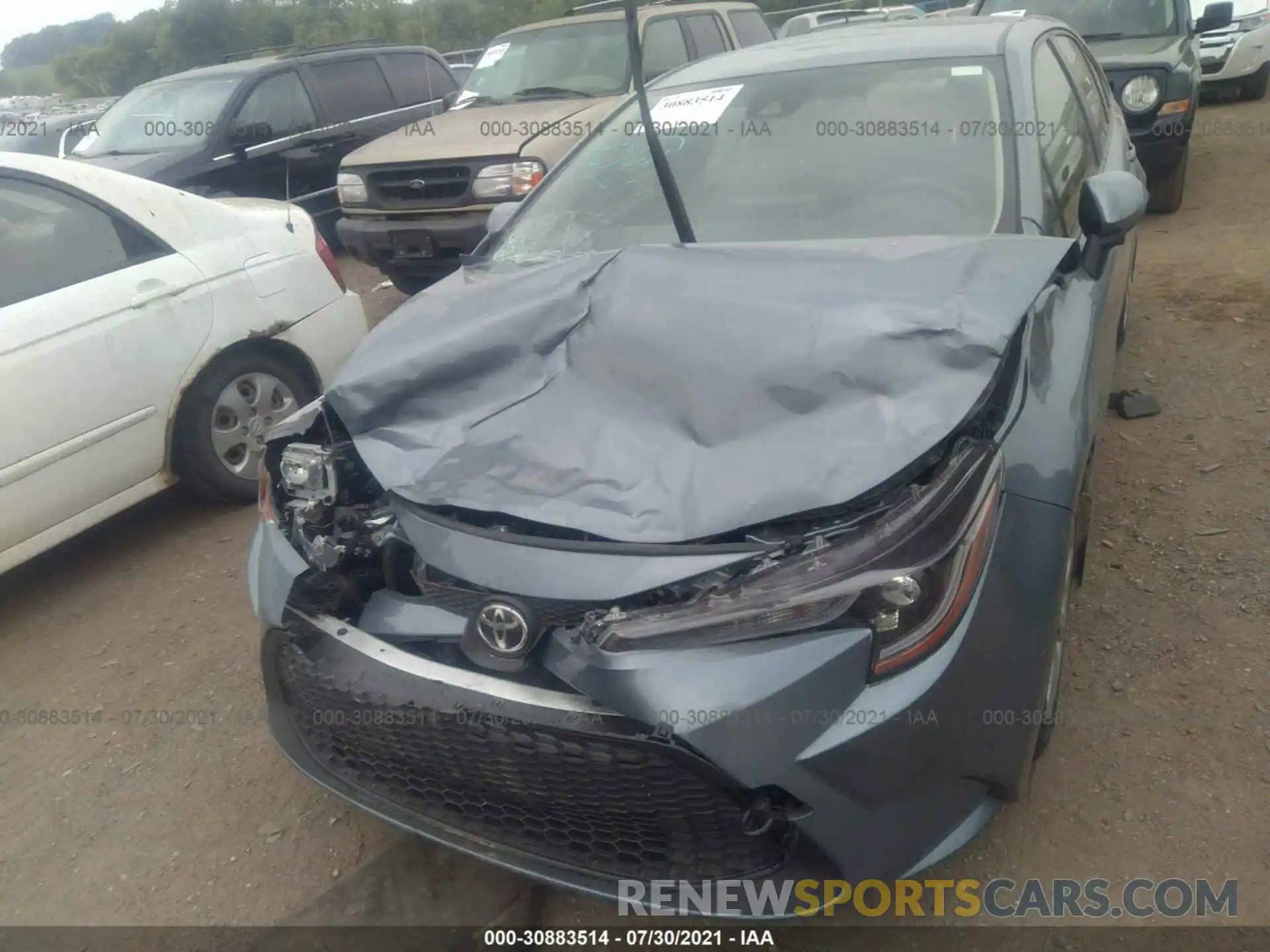 6 Photograph of a damaged car JTDEPMAE8MJ155740 TOYOTA COROLLA 2021