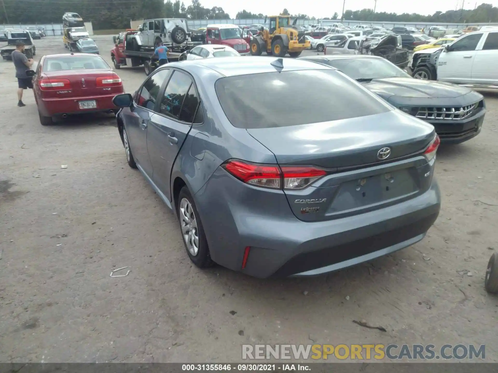 3 Photograph of a damaged car JTDEPMAE8MJ155902 TOYOTA COROLLA 2021