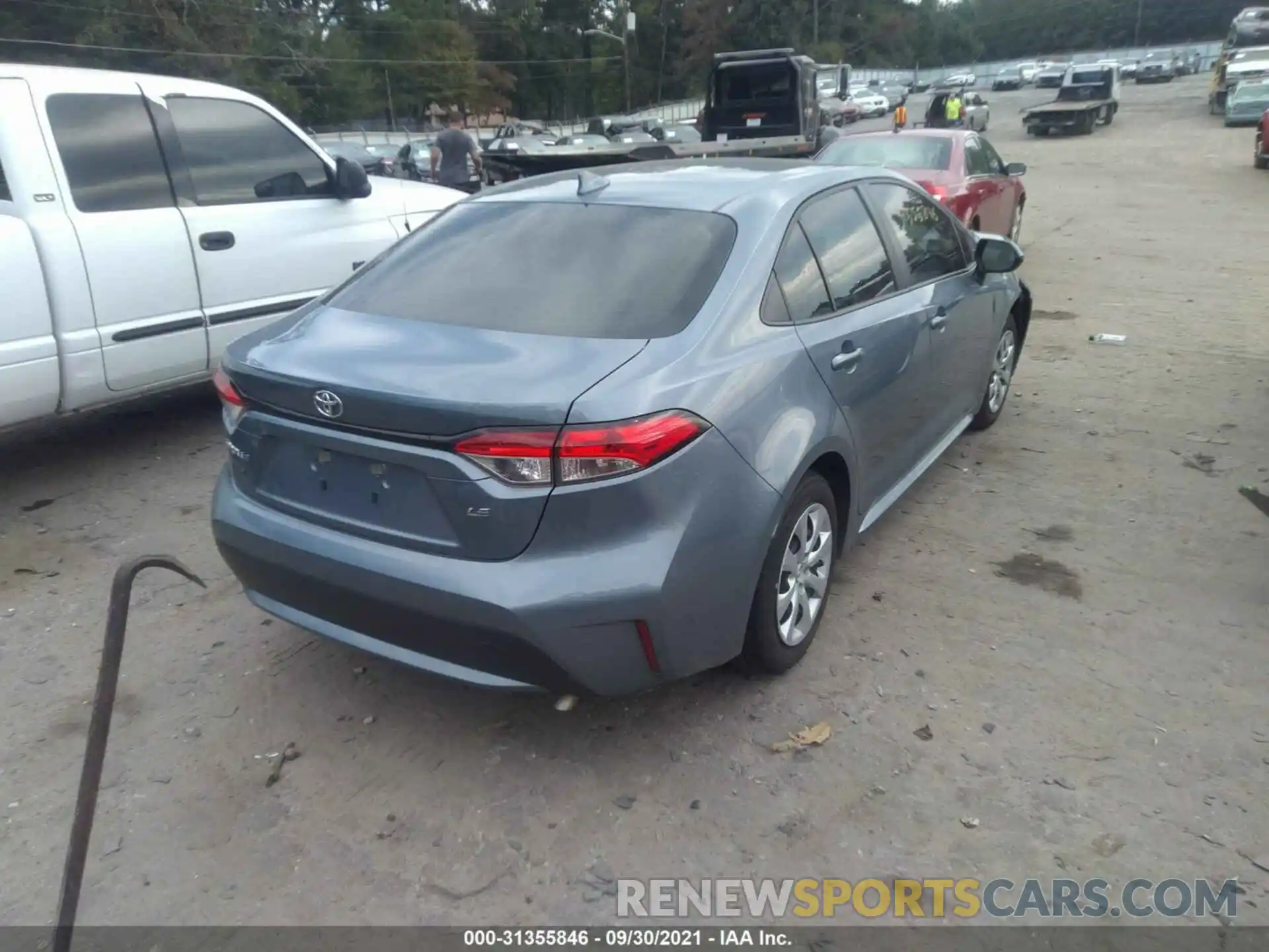 4 Photograph of a damaged car JTDEPMAE8MJ155902 TOYOTA COROLLA 2021