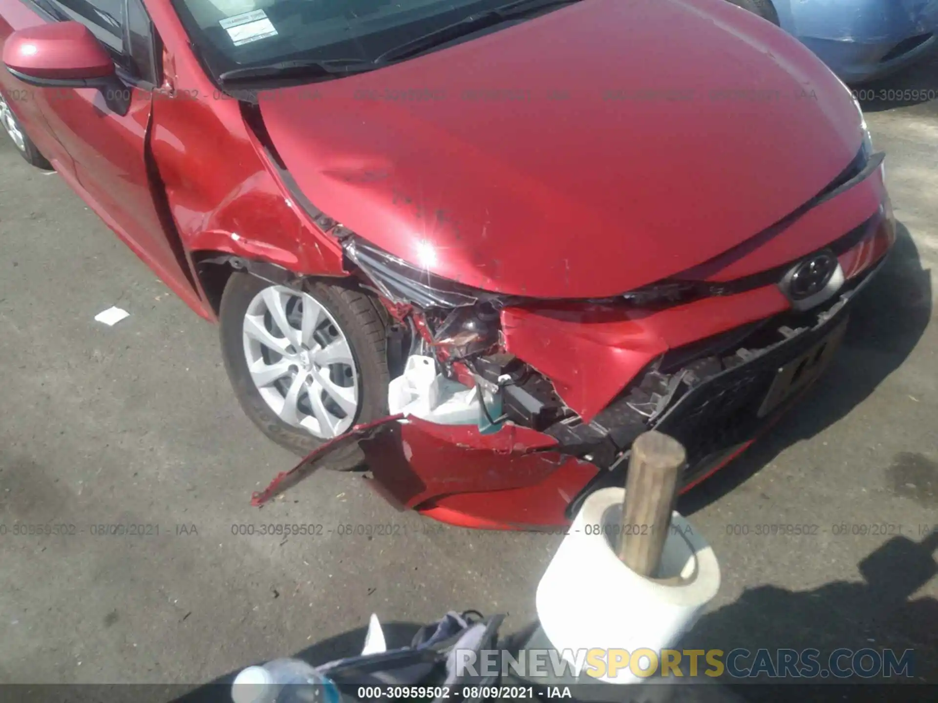 6 Photograph of a damaged car JTDEPMAE8MJ158413 TOYOTA COROLLA 2021