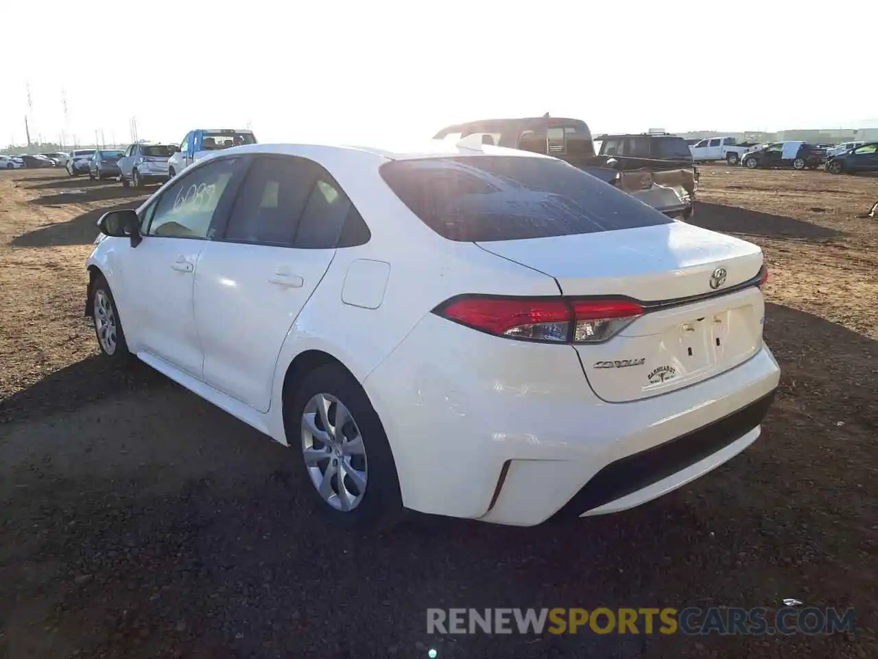 3 Photograph of a damaged car JTDEPMAE8MJ159691 TOYOTA COROLLA 2021