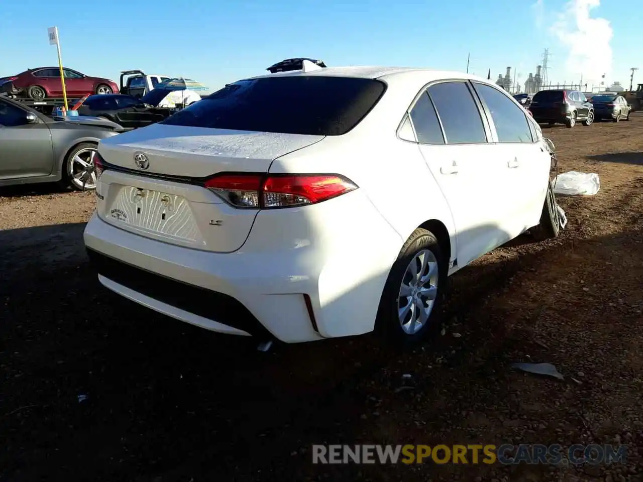 4 Photograph of a damaged car JTDEPMAE8MJ159691 TOYOTA COROLLA 2021