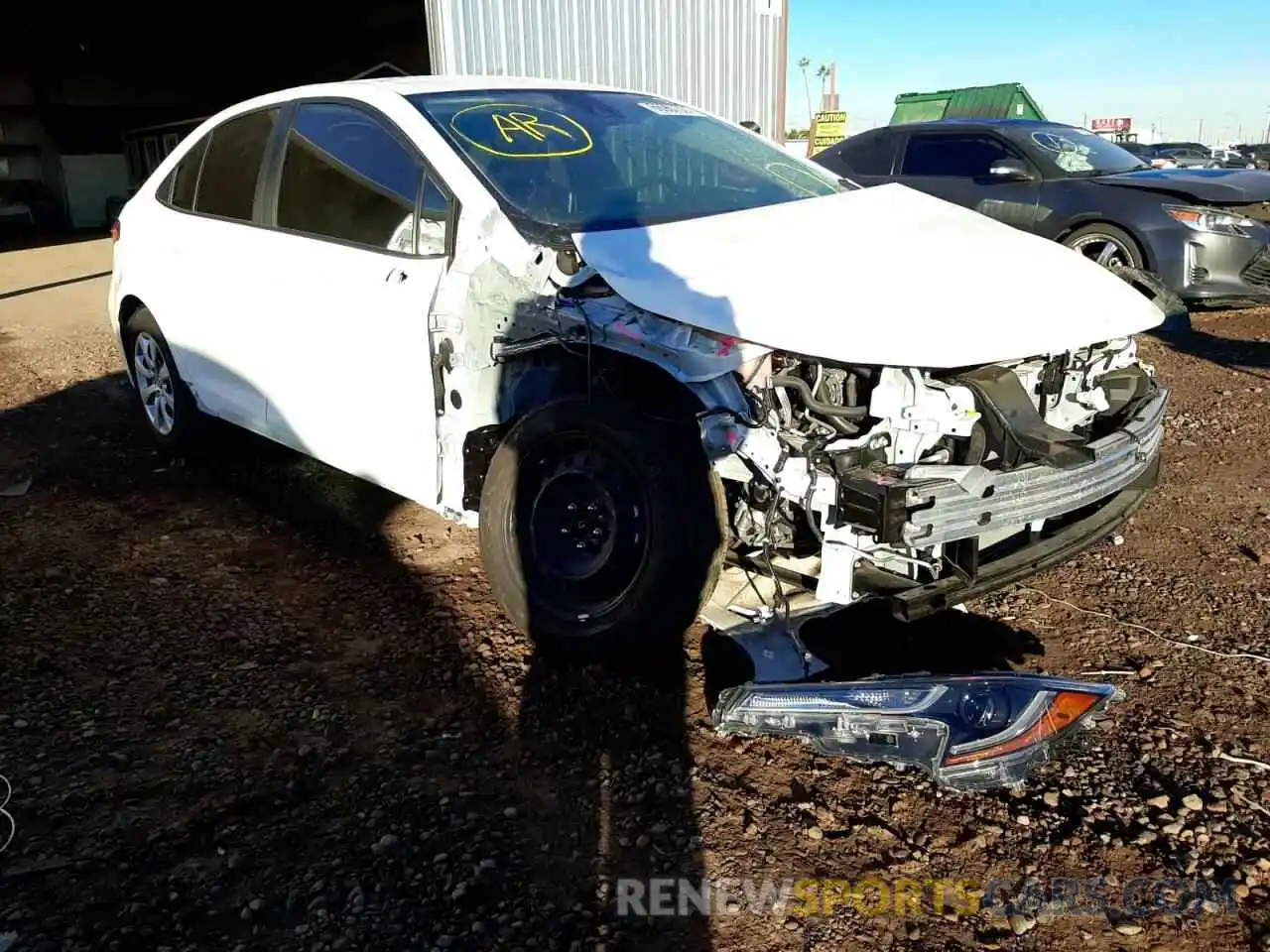 9 Photograph of a damaged car JTDEPMAE8MJ159691 TOYOTA COROLLA 2021