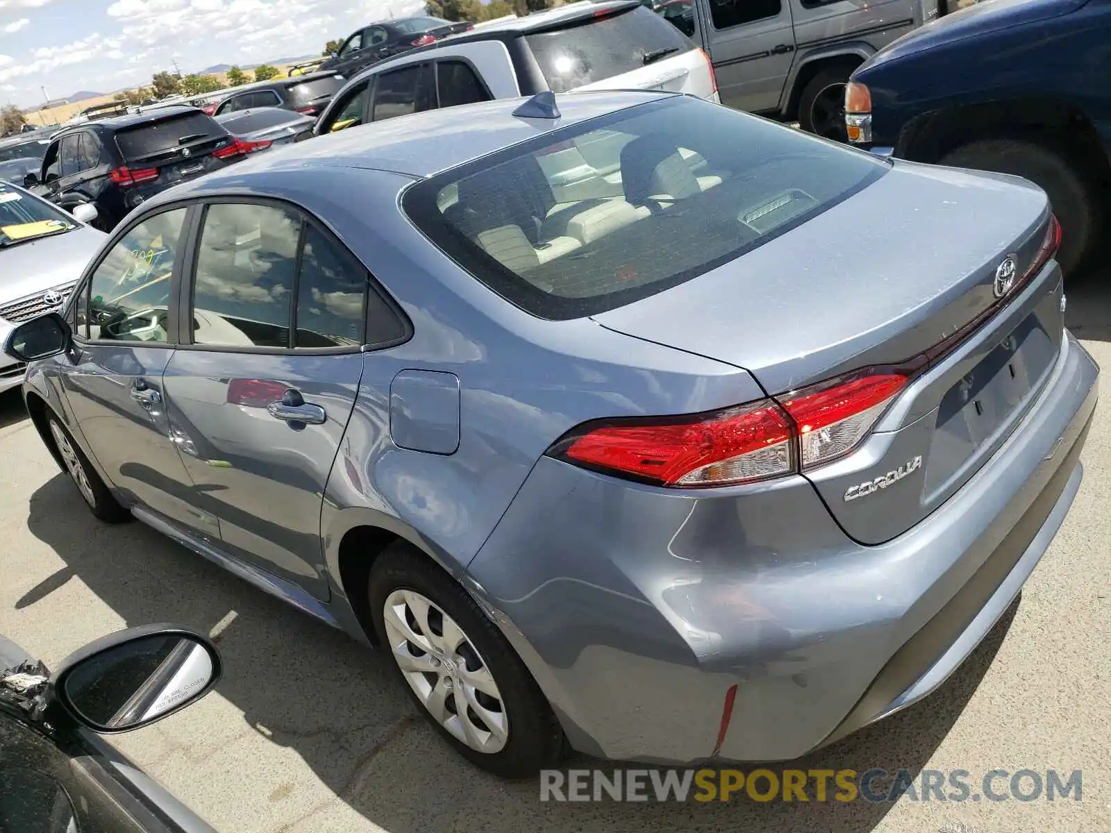 3 Photograph of a damaged car JTDEPMAE8MJ160243 TOYOTA COROLLA 2021