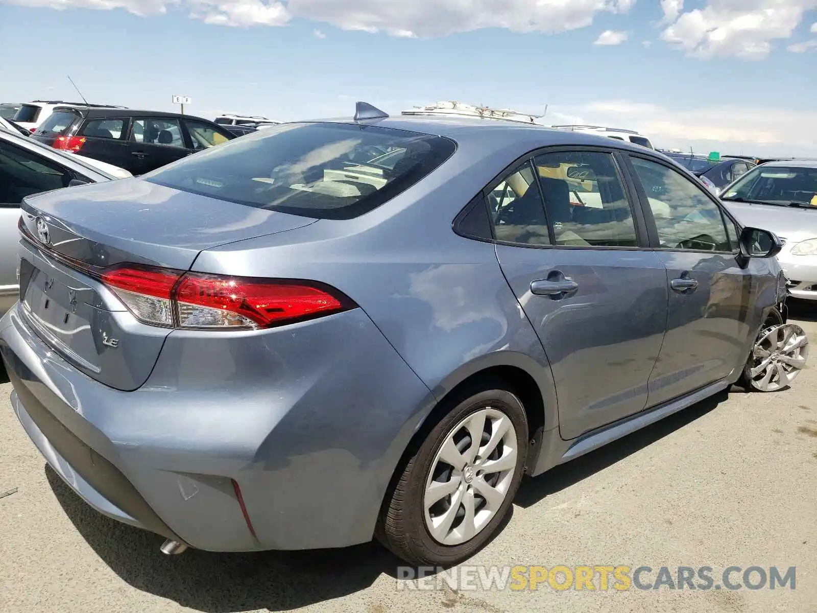 4 Photograph of a damaged car JTDEPMAE8MJ160243 TOYOTA COROLLA 2021