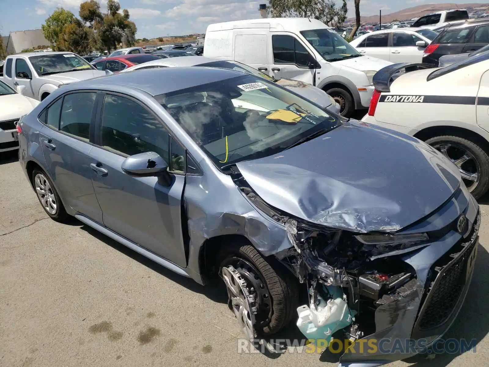 9 Photograph of a damaged car JTDEPMAE8MJ160243 TOYOTA COROLLA 2021